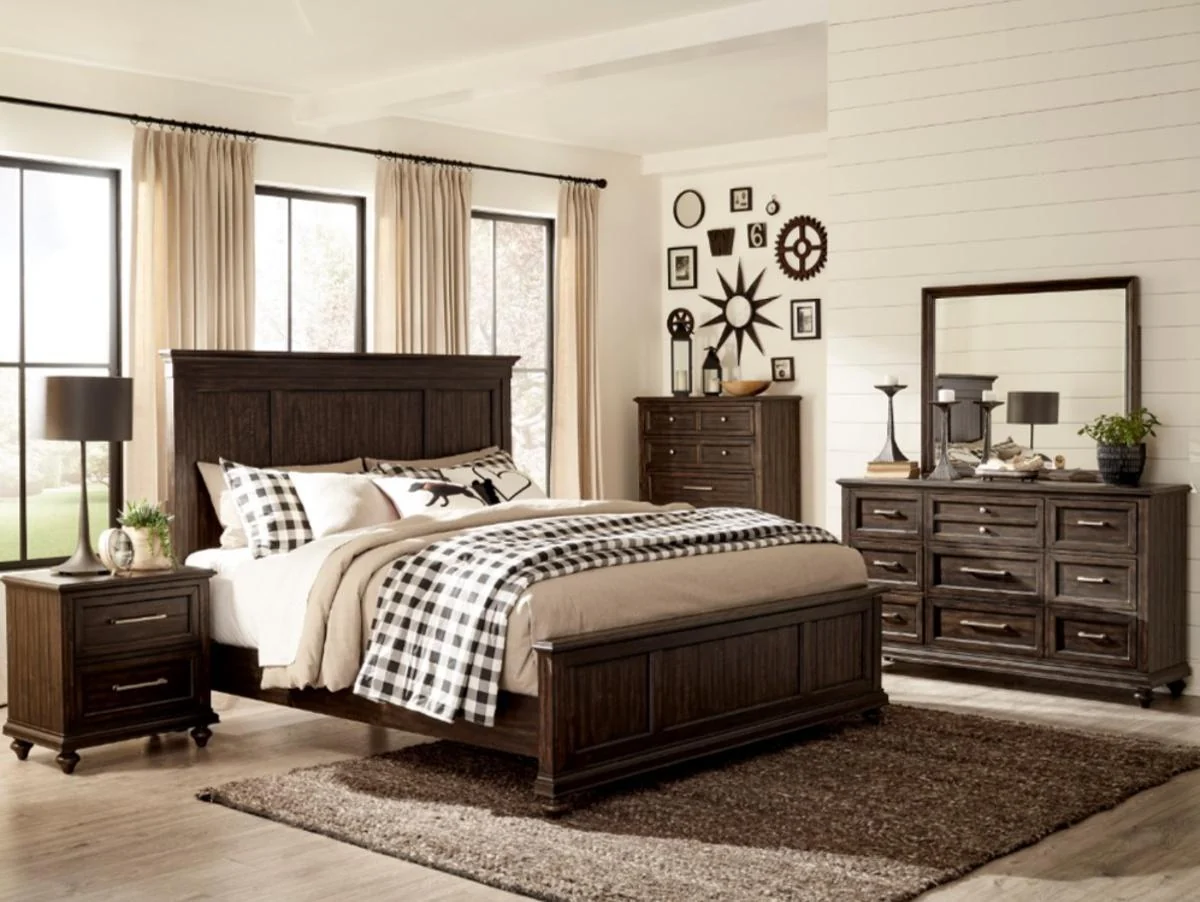 Cardona Mirror in Driftwood Charcoal 1689-6 - Image 3