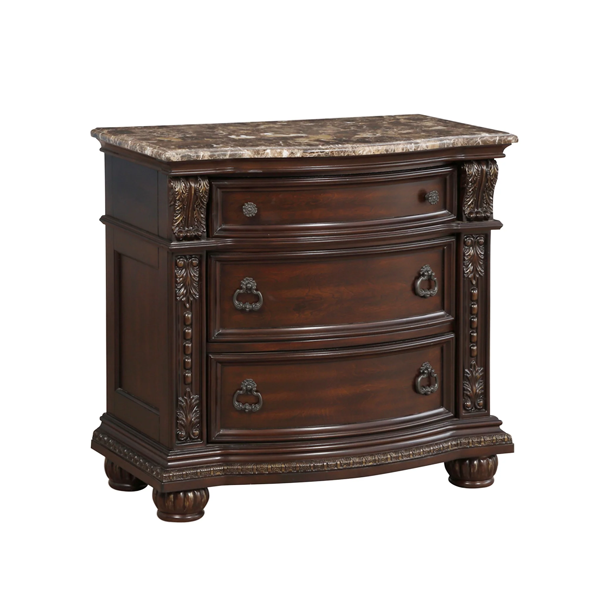 Cavalier Nightstand in Dark Cherry 1757-4 - Image 4