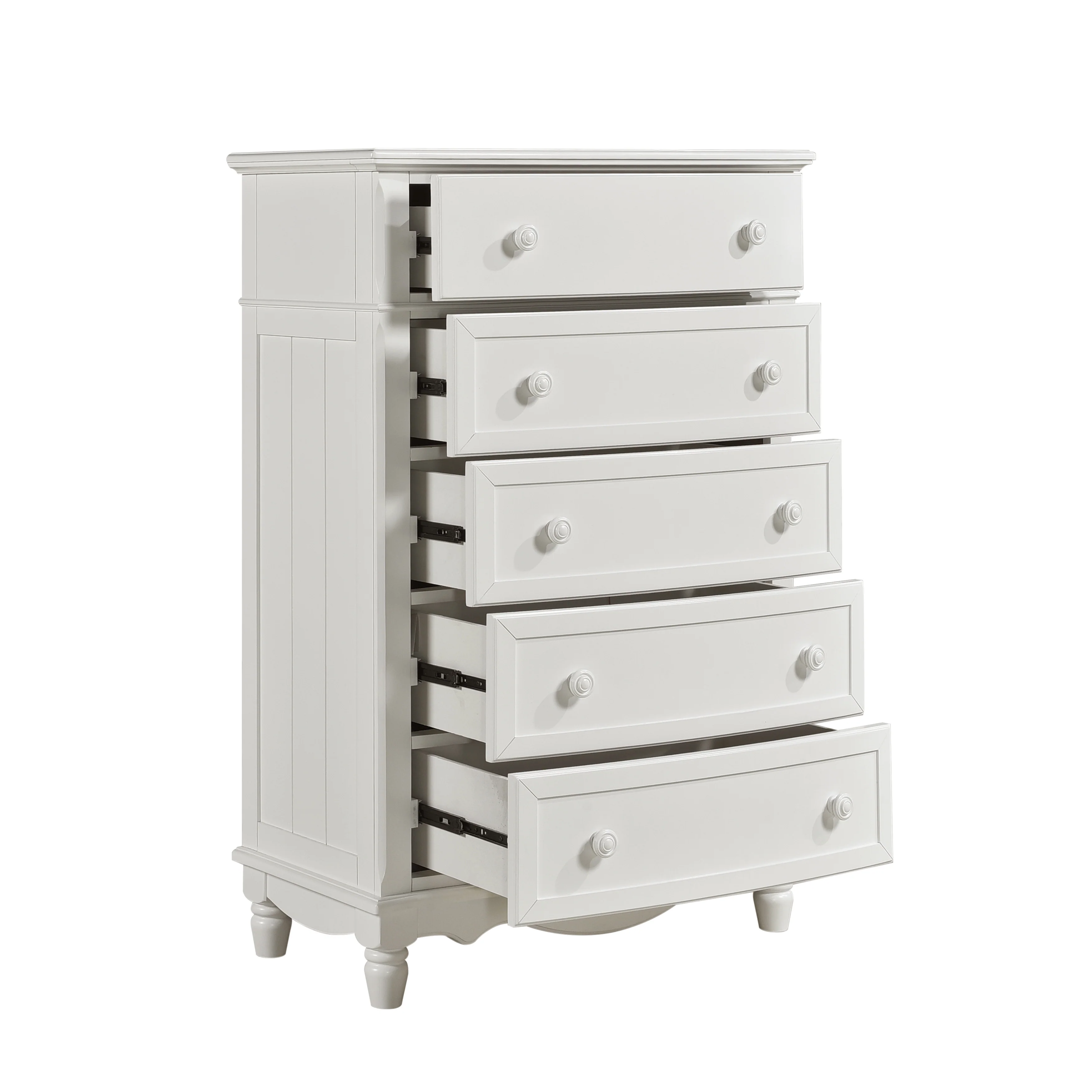 Clementine 5 Drawer Chest in White B1799-9 - Image 6