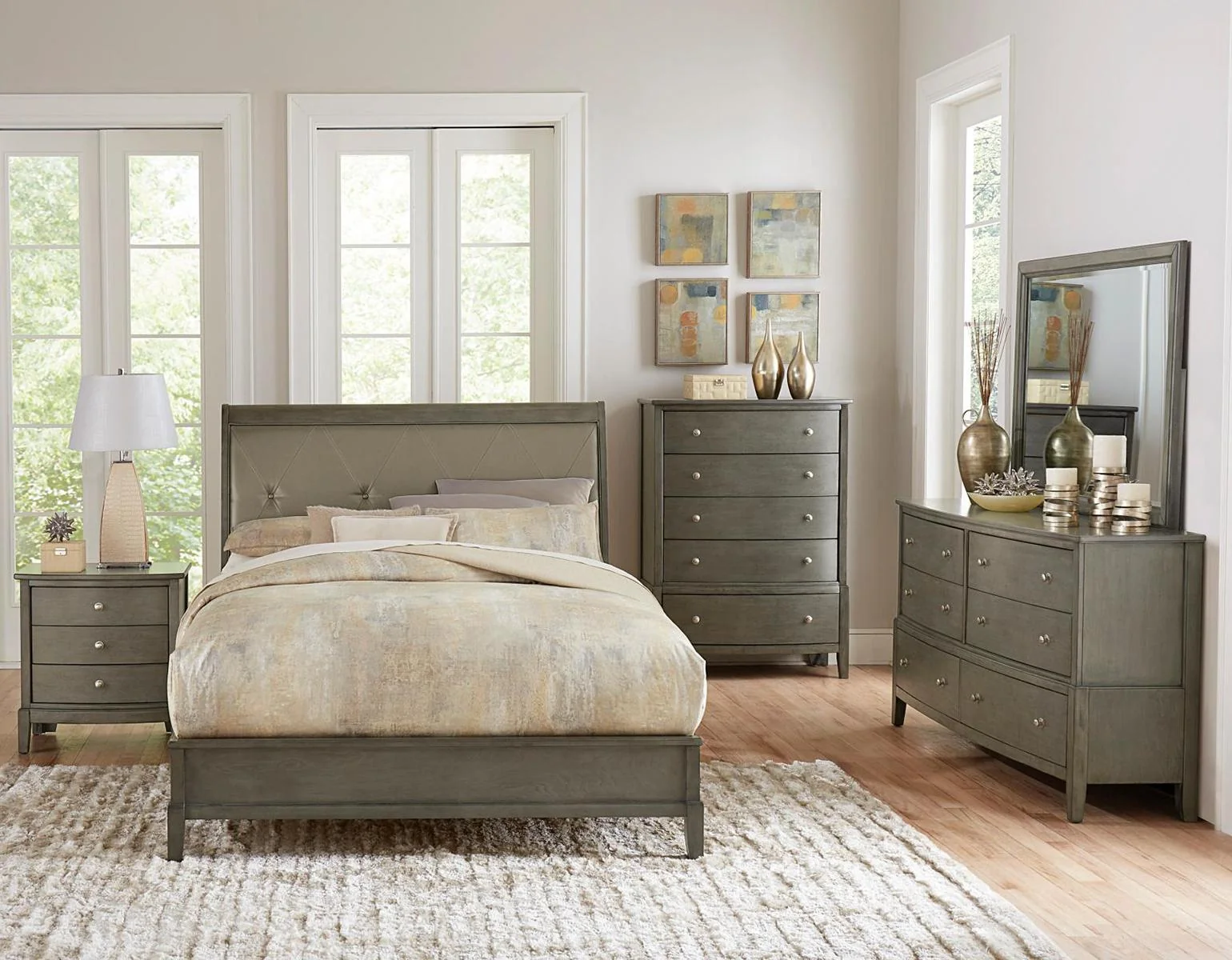 Cotterill 6 Drawer Dresser in Gray 1730GY-5 - Image 3