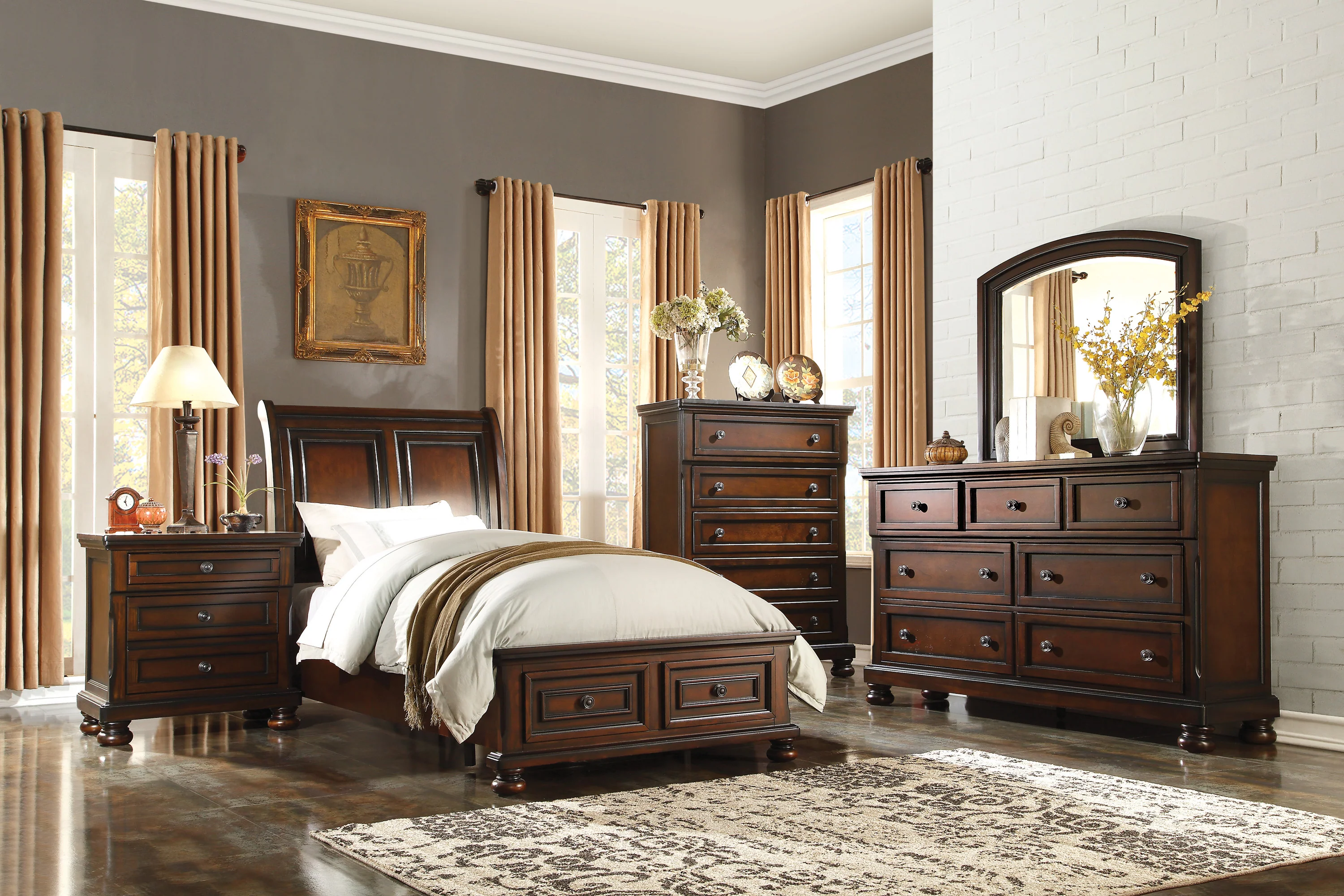 Cumberland Dresser in Brown Cherry 2159-5 - Image 7