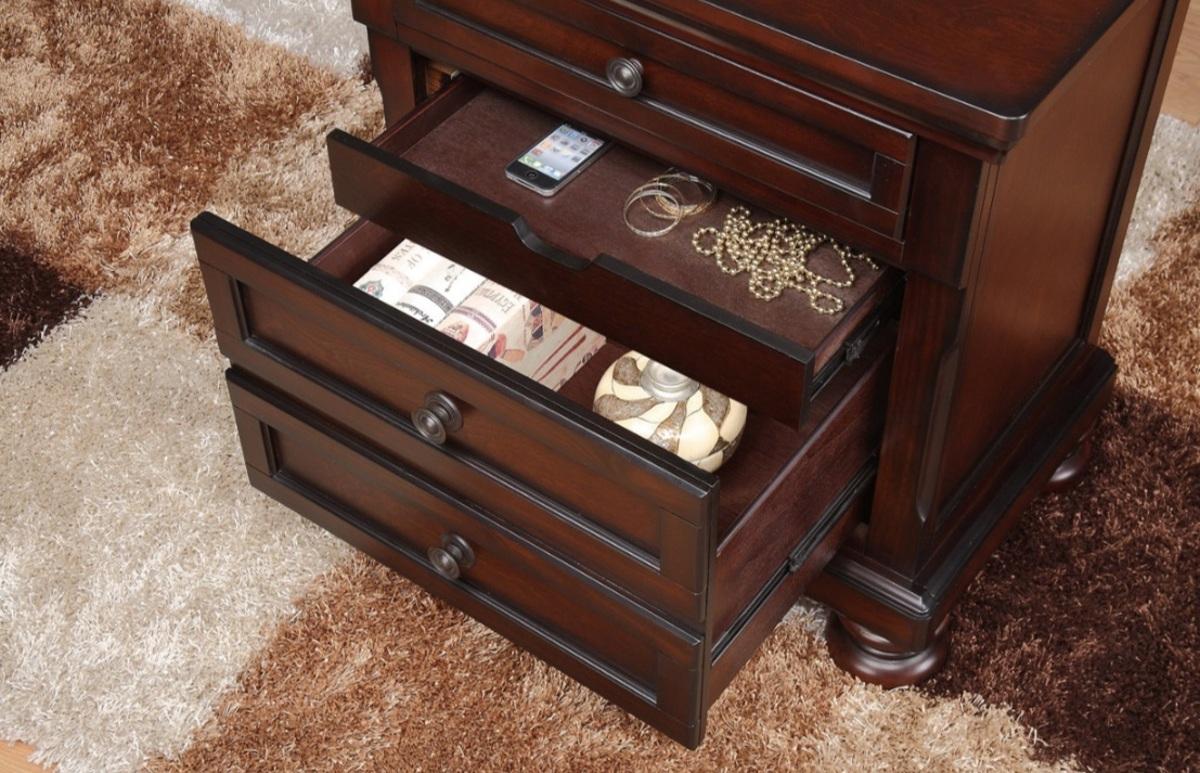 Cumberland Nightstand in Brown Cherry 2159-4 - Image 2