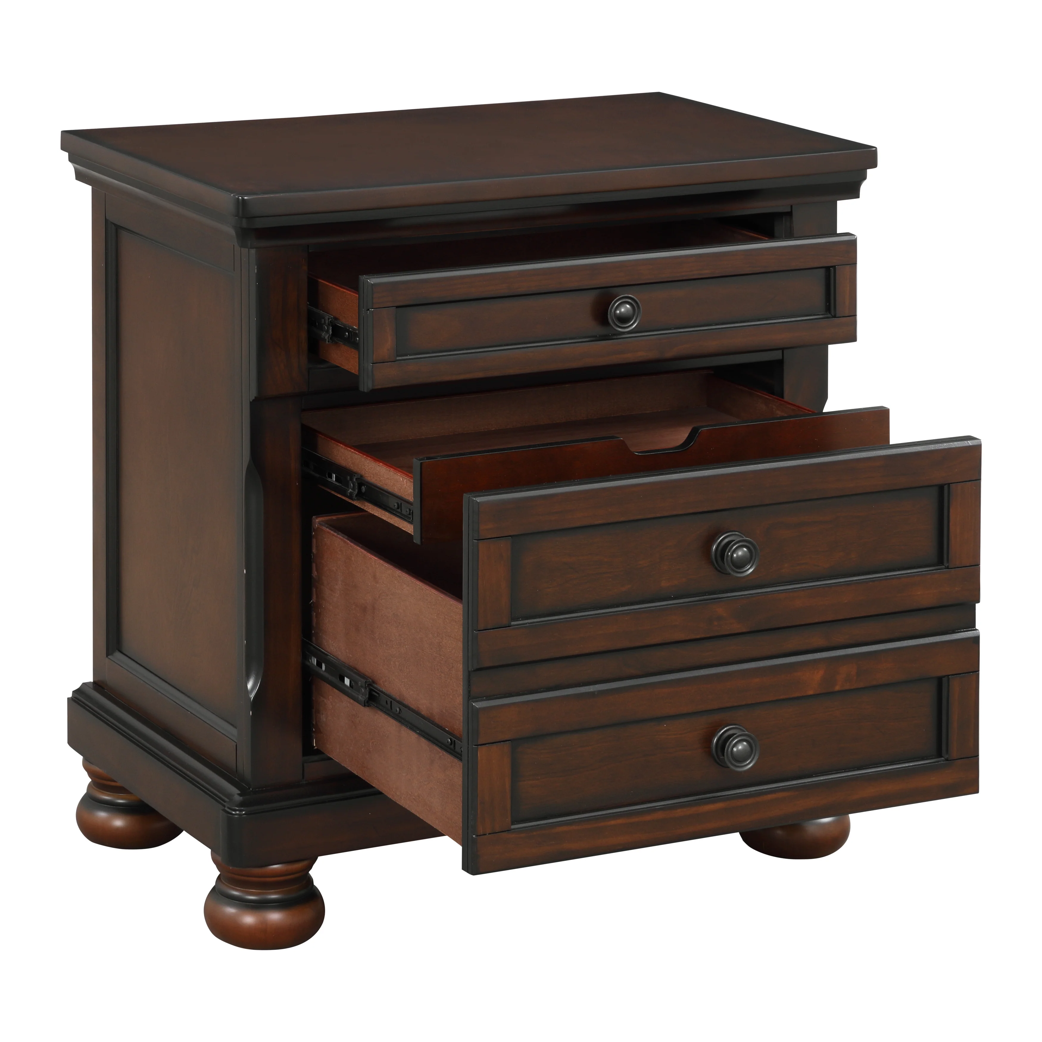 Cumberland Nightstand in Brown Cherry 2159-4 - Image 7