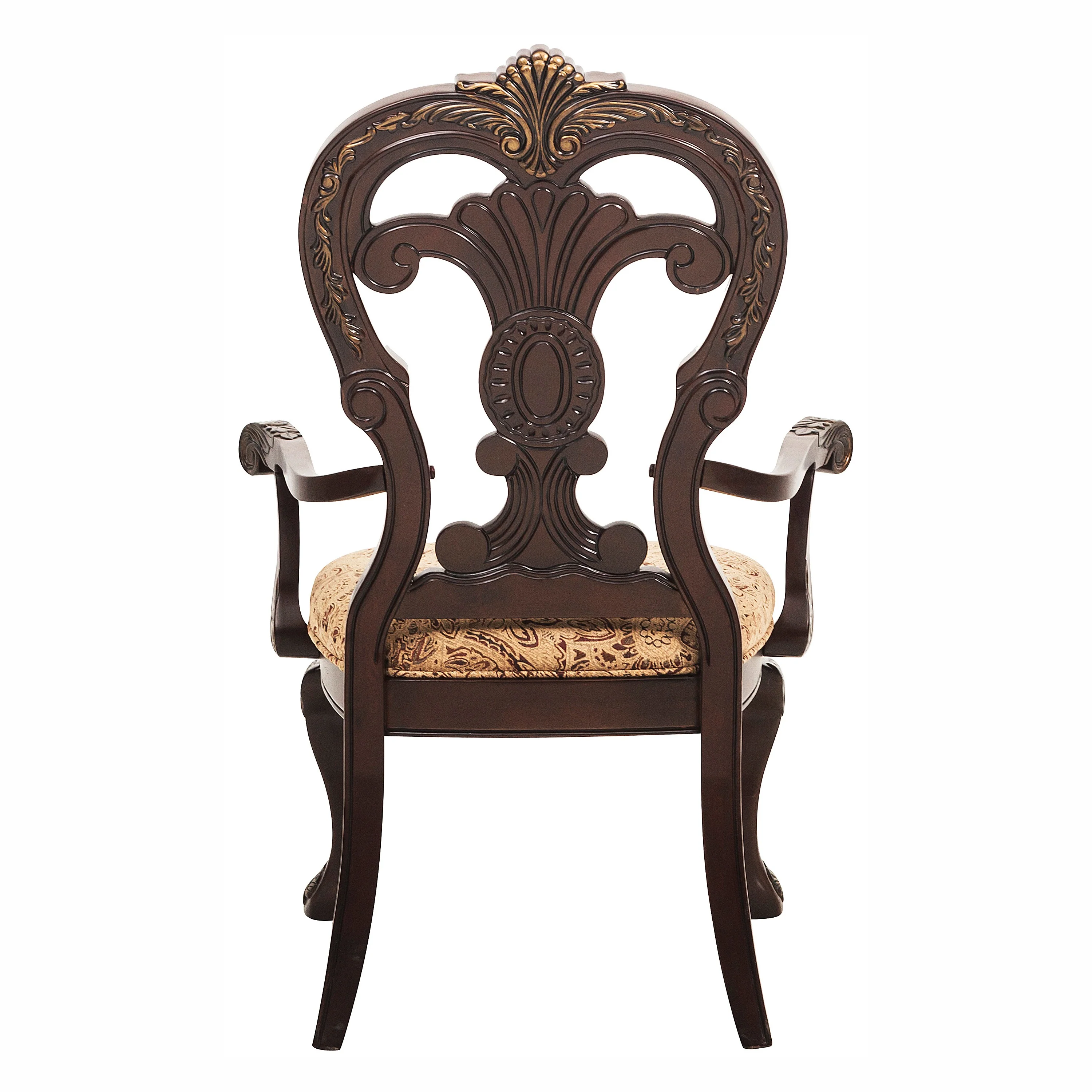 Deryn Park Arm Chair in Dark Cherry (Set of 2) - Image 6