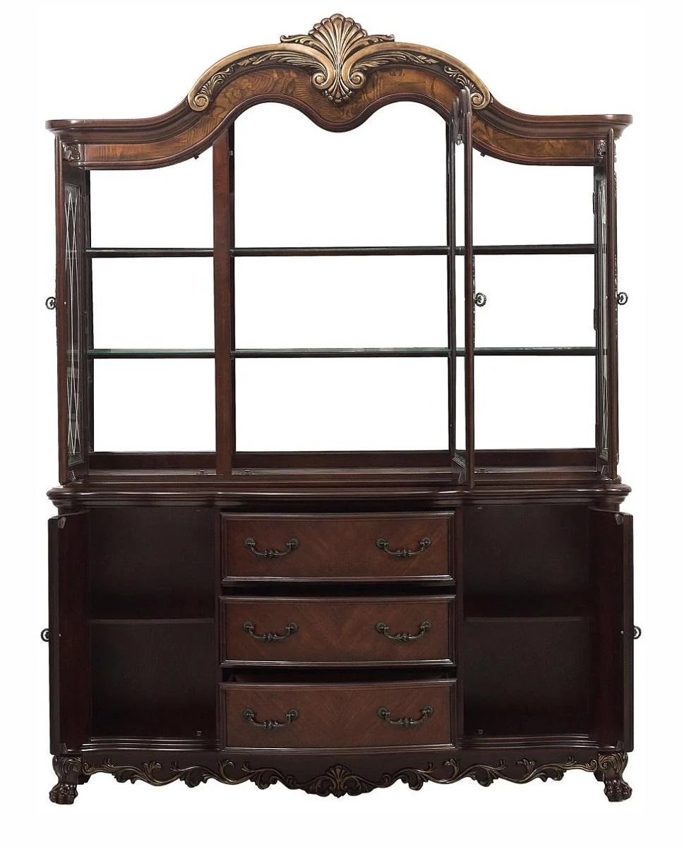 Deryn Park Buffet and Hutch in Dark Cherry 2243-50 - Image 3
