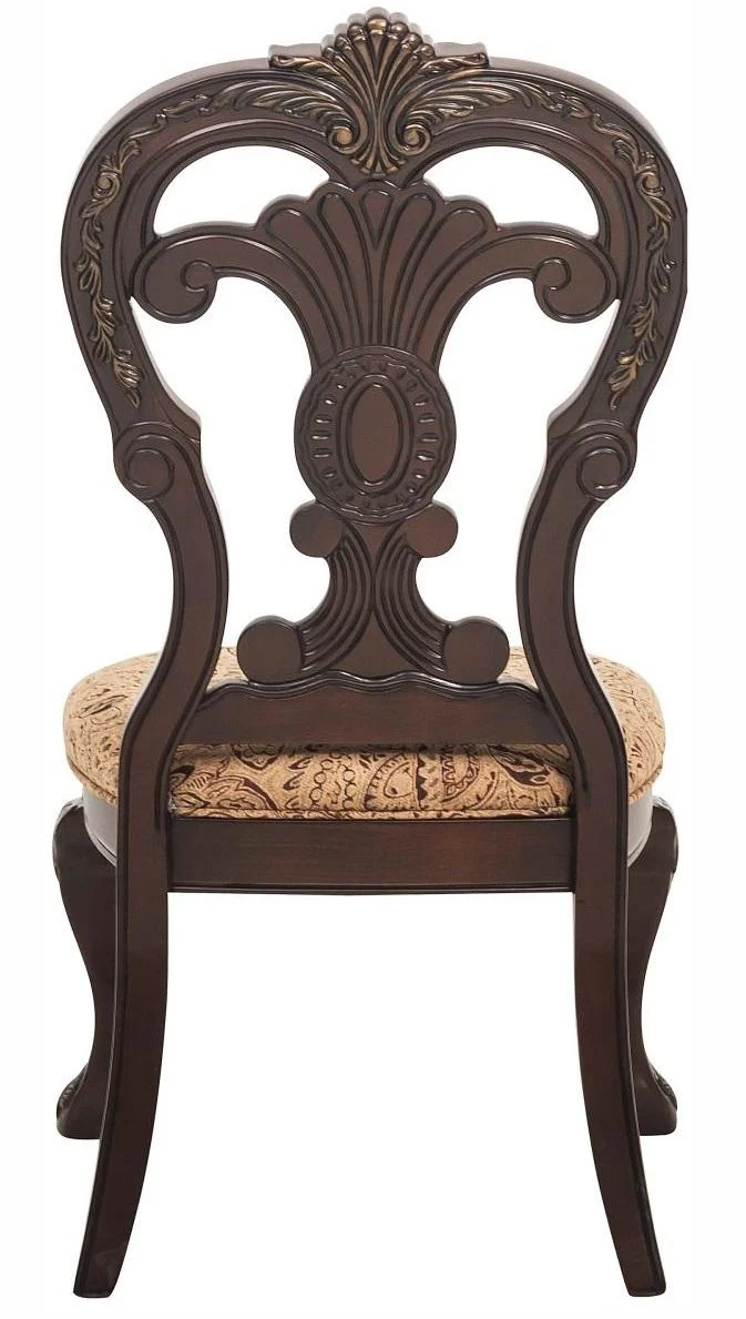 Deryn Park Side Chair in Dark Cherry (Set of 2) - Image 2