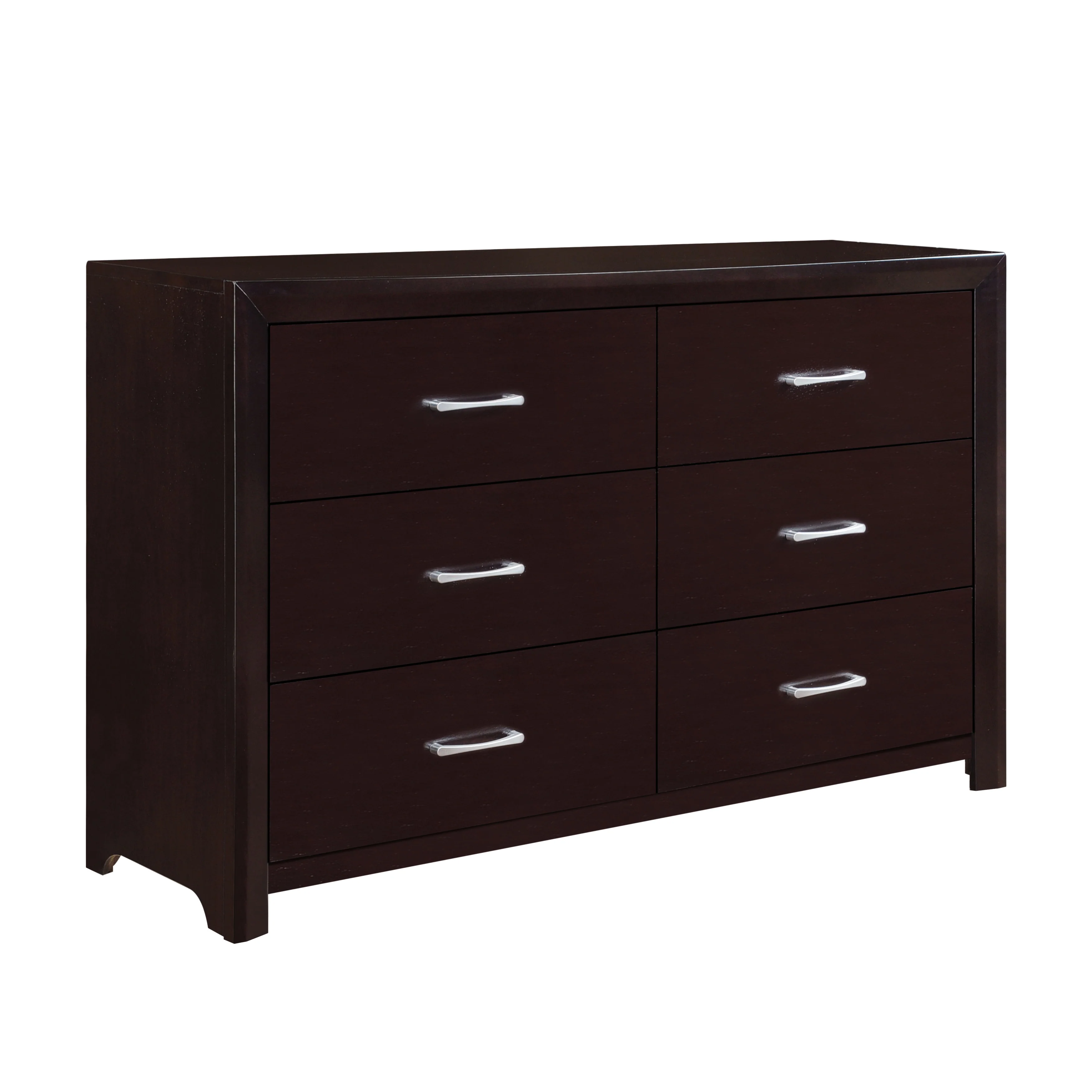 Edina 6 Drawer Dresser in Espresso-Hinted Cherry 2145-5 - Image 8