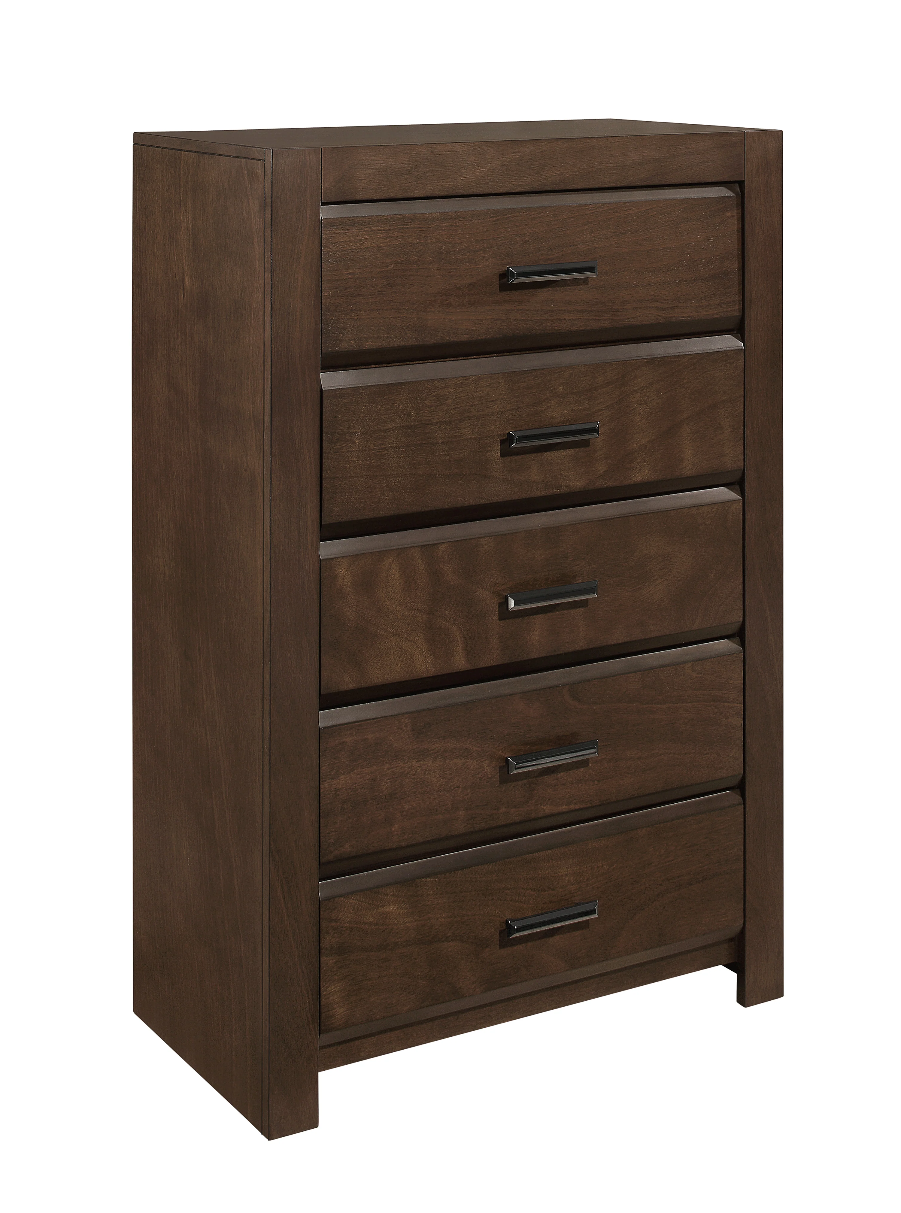 Erwan 5 Drawer Chest in Dark Walnut 1961-9 - Image 5