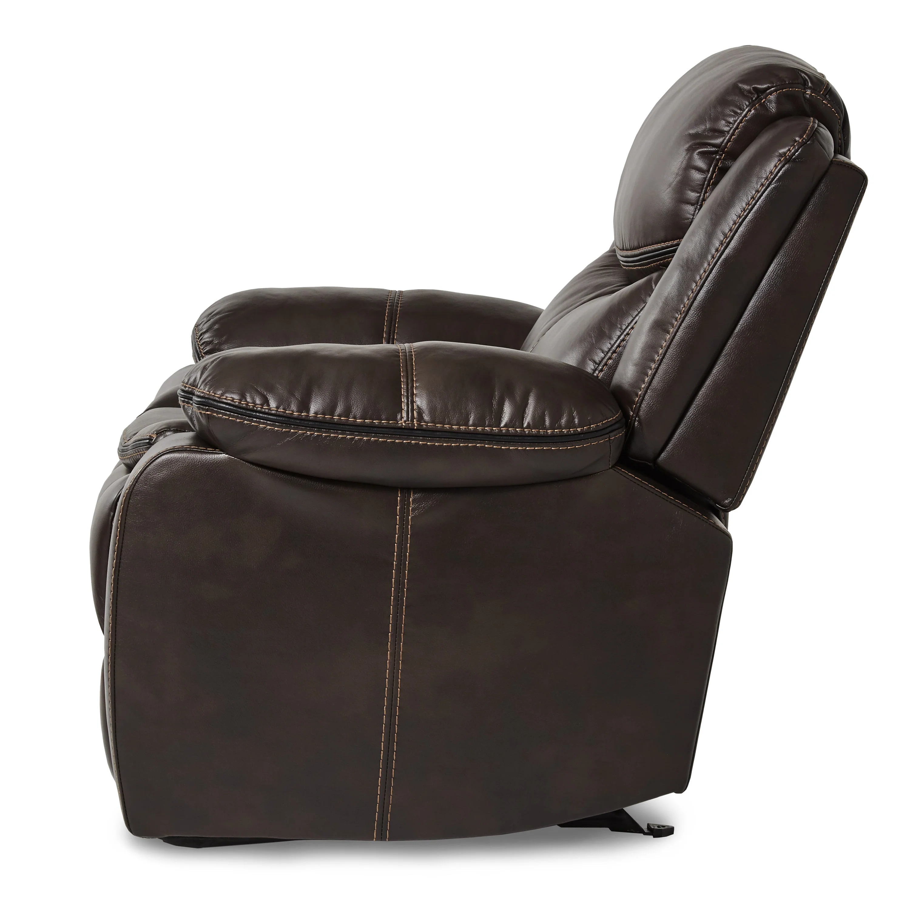 Bastrop Glider Reclining Chair in Brown 8230BRW-1 - Image 5