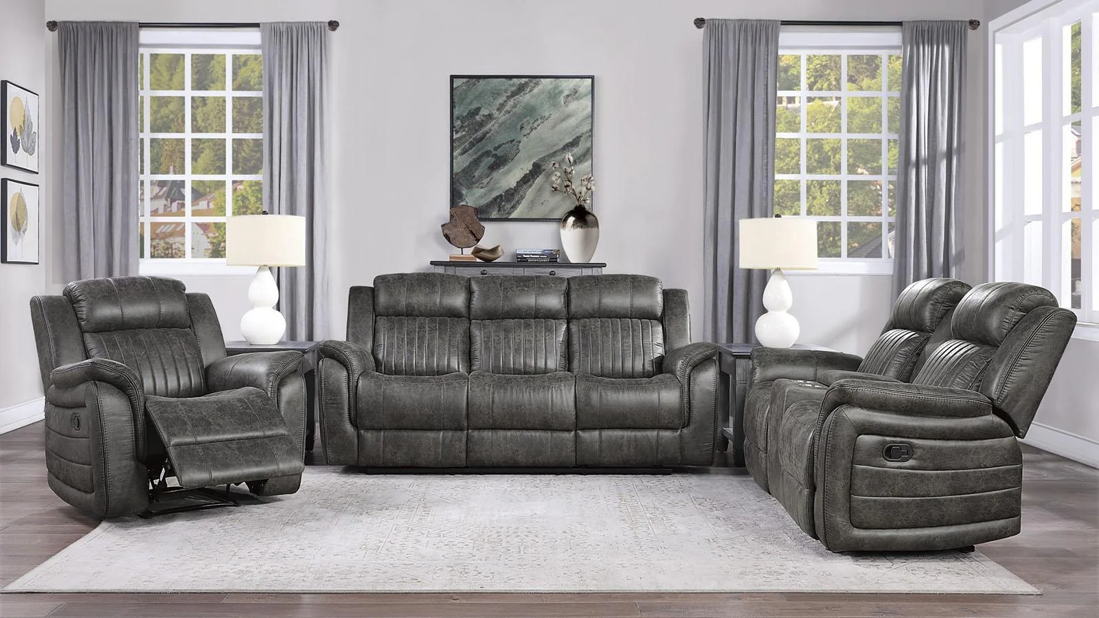 Centeroak Reclining Chair in Gray 9479BRG-1 - Image 4