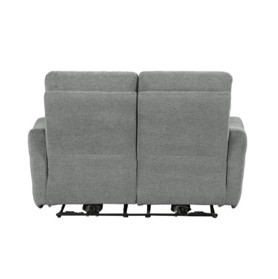 Edition Power Double Lay Flat Reclining Loveseat in Dove Grey 9804DV-2PWH - Image 3
