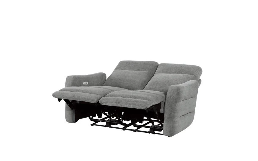 Edition Power Double Lay Flat Reclining Loveseat in Dove Grey 9804DV-2PWH - Image 4