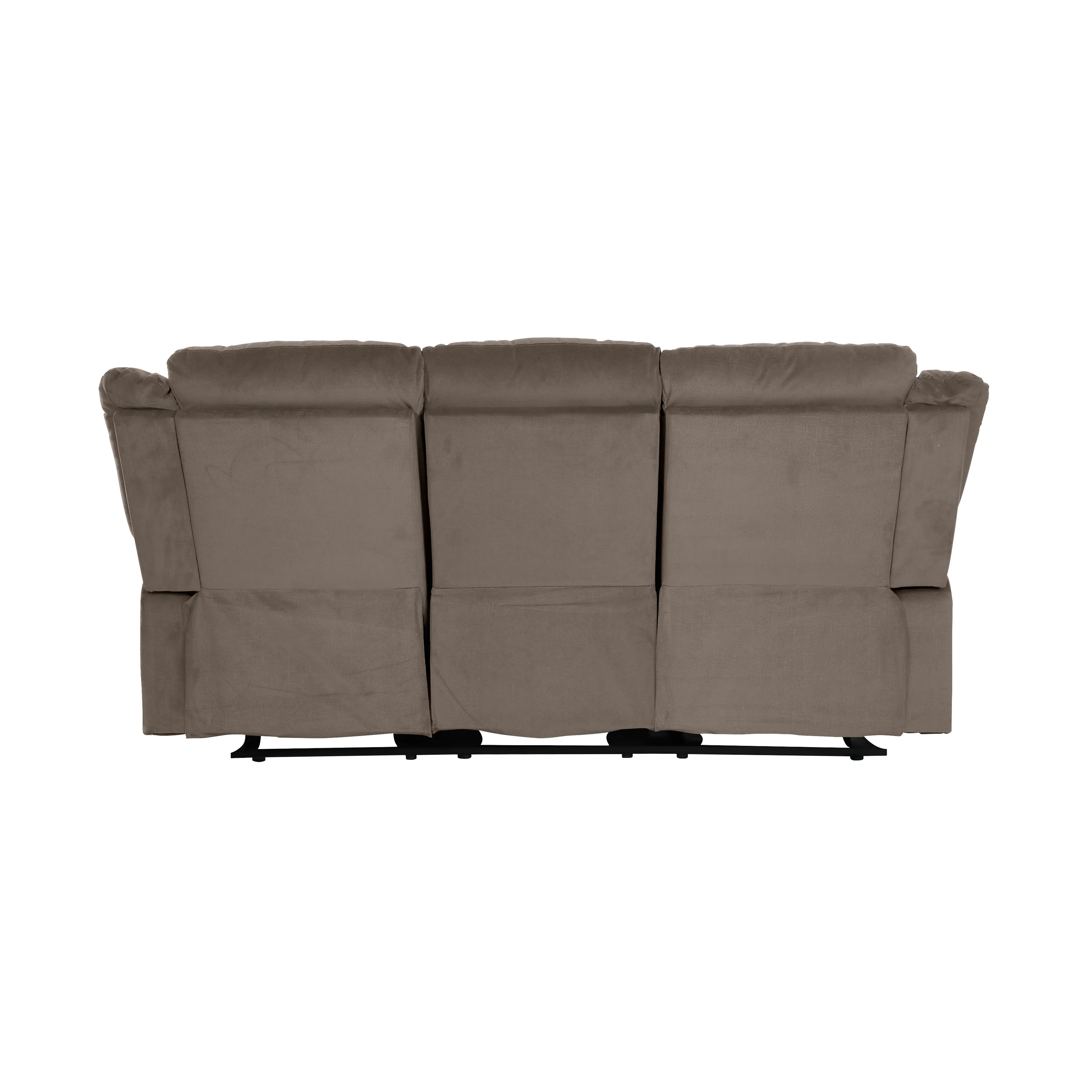 Jarita Double Reclining Sofa in Chocolate - Image 4