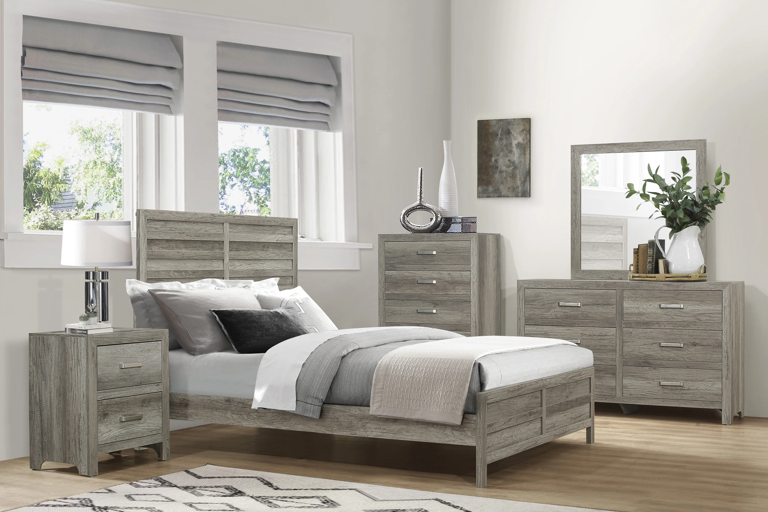 Mandan 5 Drawer Chest in Weathered Gray 1910GY-9 - Image 6
