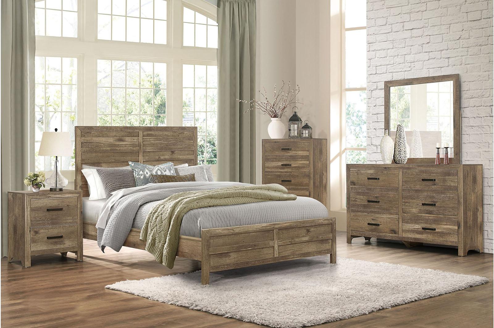 Mandan 6 Drawer Dresser in Weathered Pine 1910-5 - Image 3