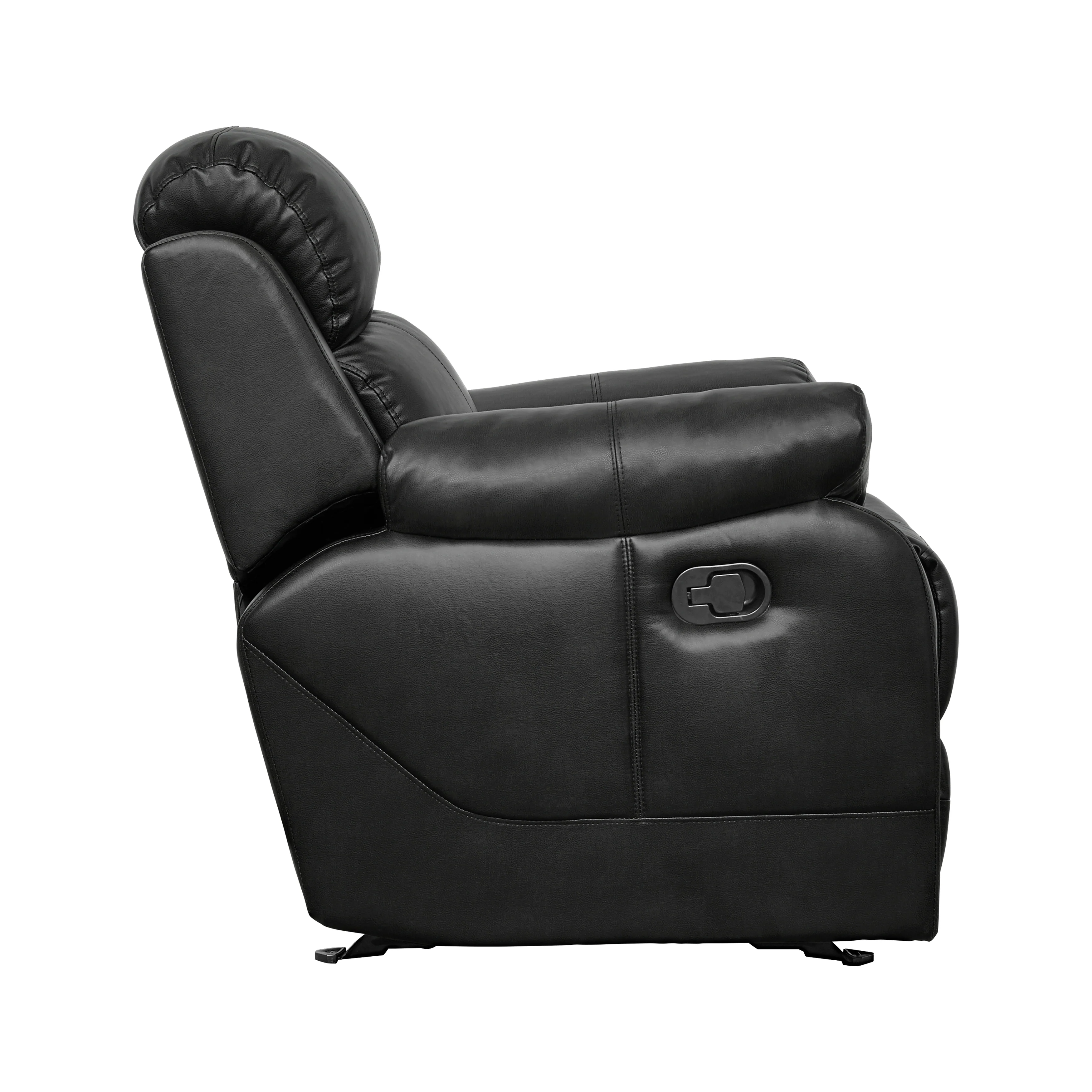 Marille Double Glider Reclining Chair in Black - Image 3