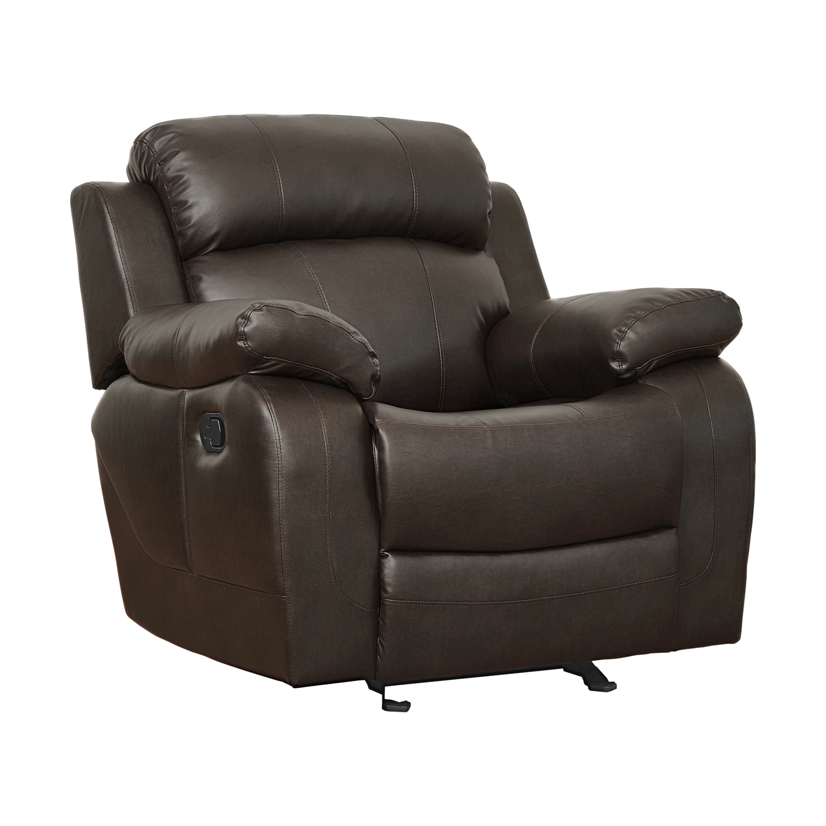 Marille Double Glider Reclining Chair in Brown - Image 2