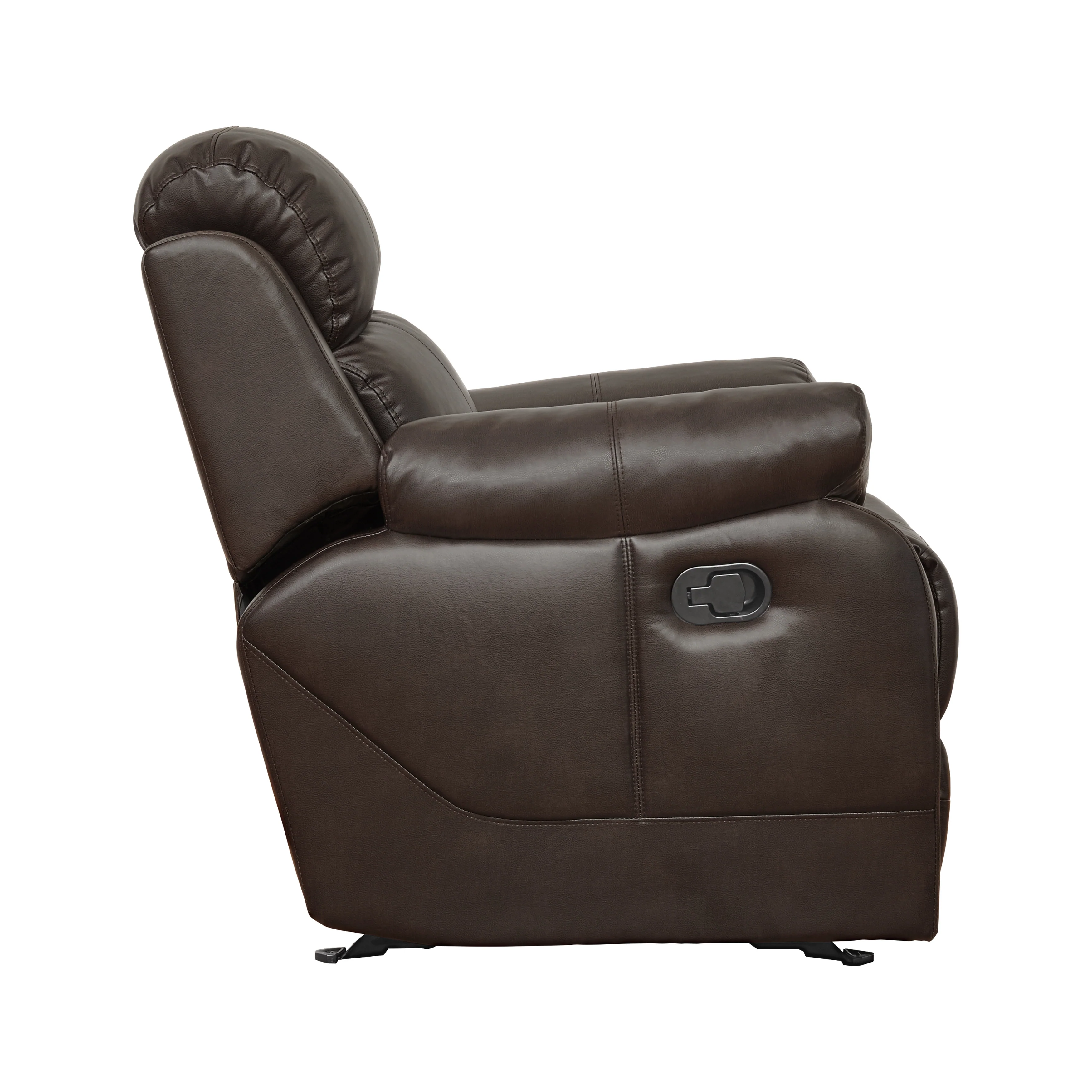 Marille Double Glider Reclining Chair in Brown - Image 3