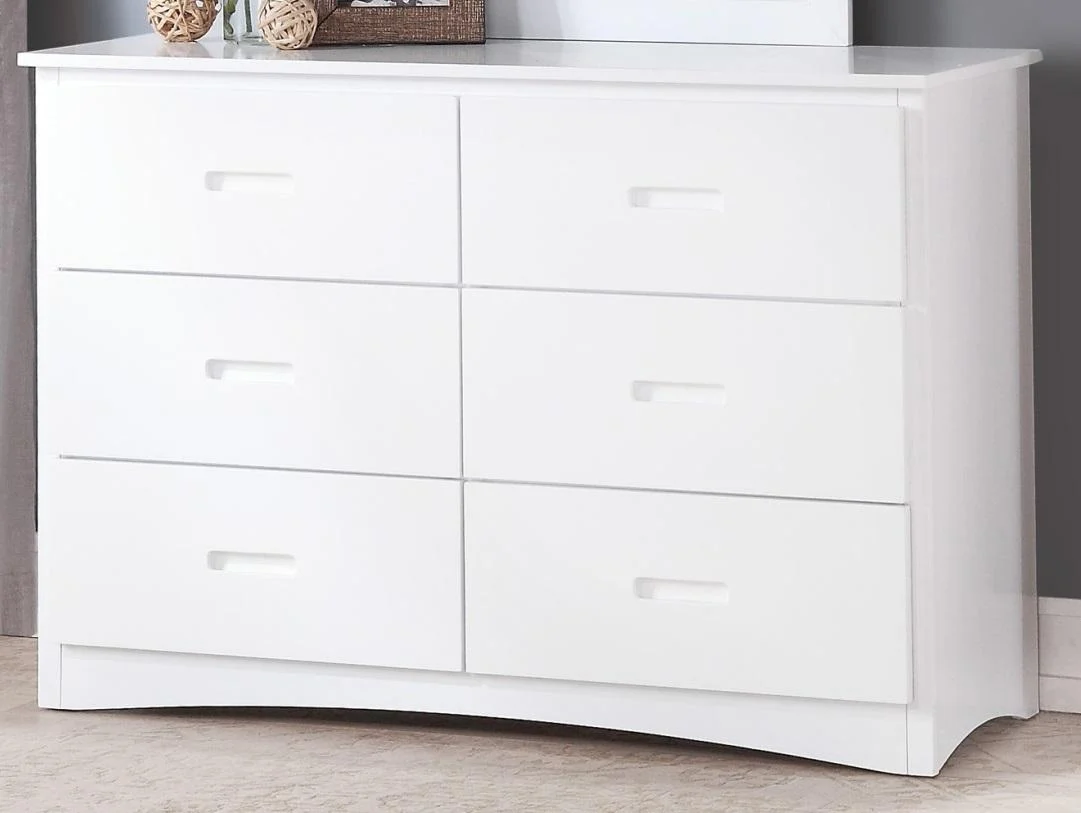 Galen 6 Drawer Dresser in White B2053W-5 - Image 2