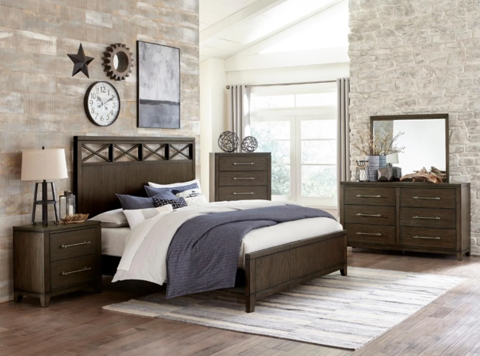Griggs Mirror in Dark Brown 1669-6 - Image 3
