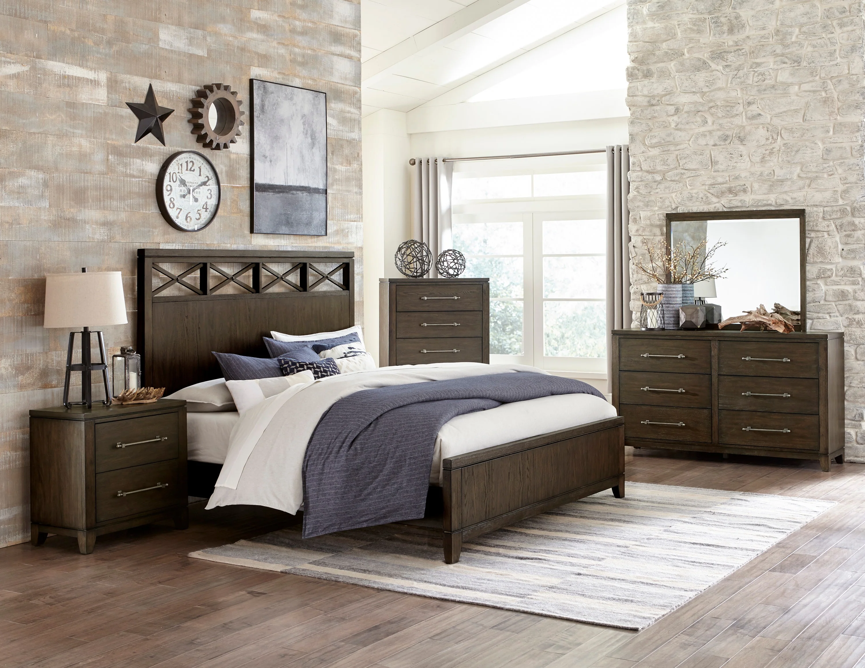 Griggs Mirror in Dark Brown 1669-6 - Image 5