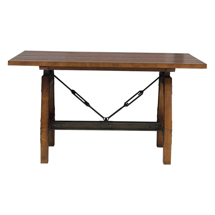 Holverson Counter Height Table in Rustic Brown 1715-36