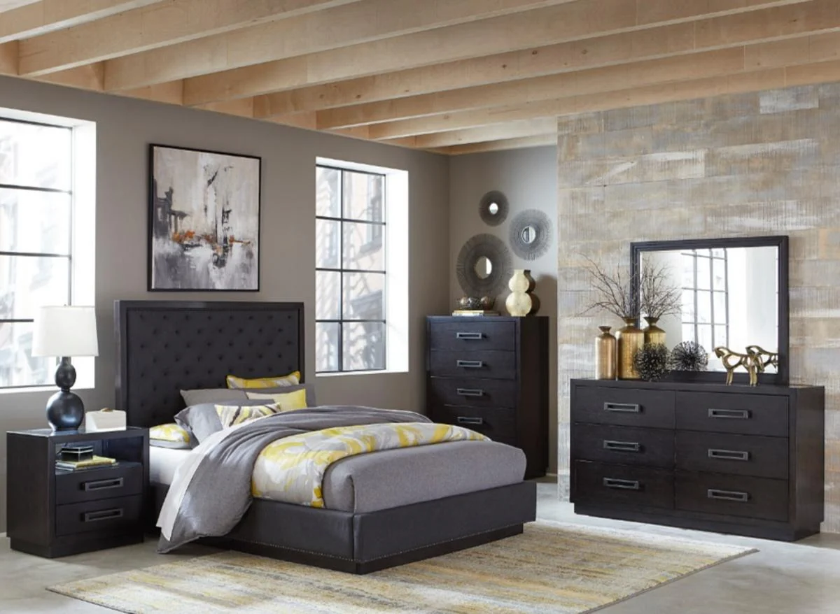 Larchmont Mirror in Charcoal 5424-6 - Image 3
