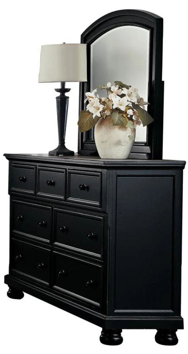 Laurelin Mirror in Black 1714BK-6 - Image 2
