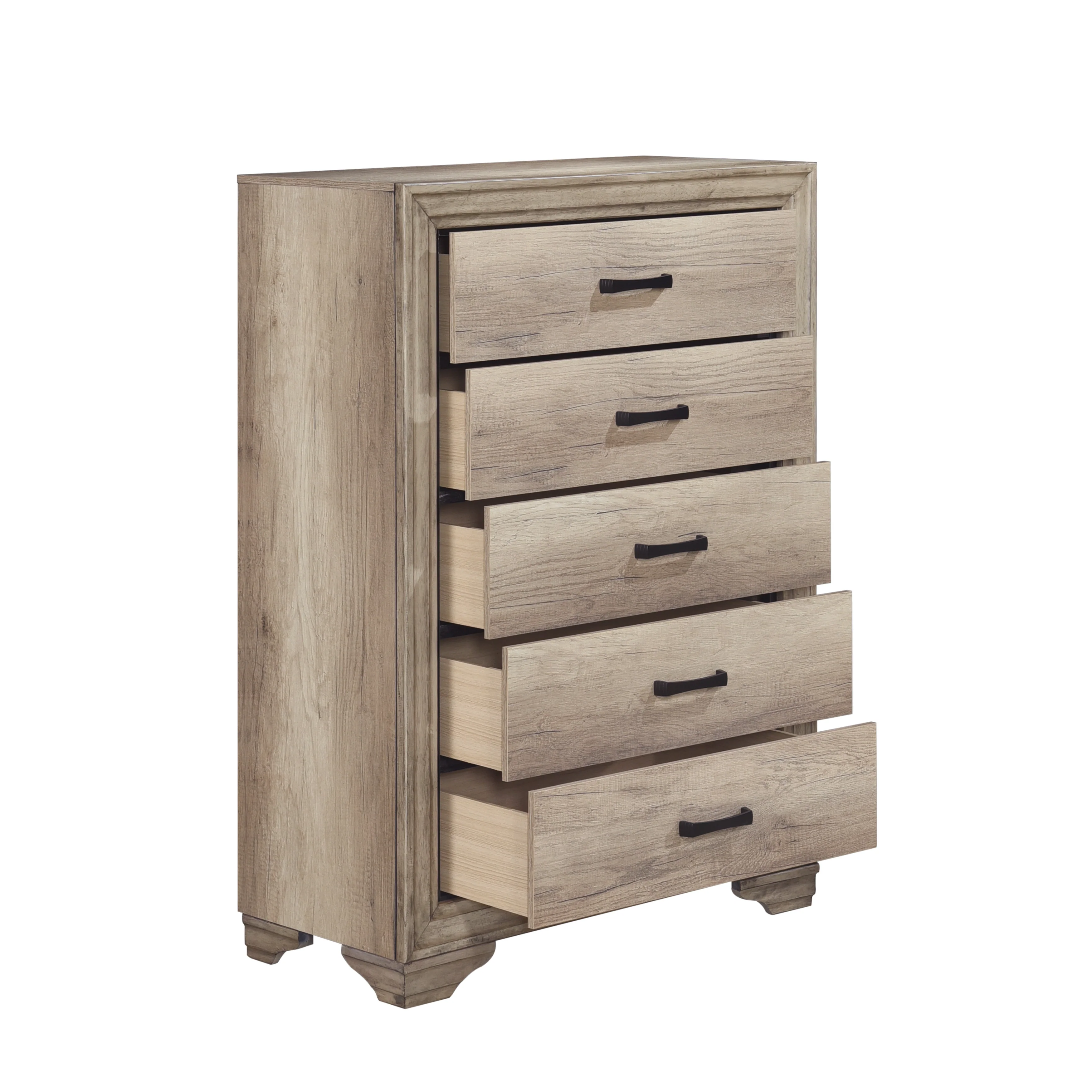 Lonan 5 Drawer Chest in Natural 1955-9 - Image 7