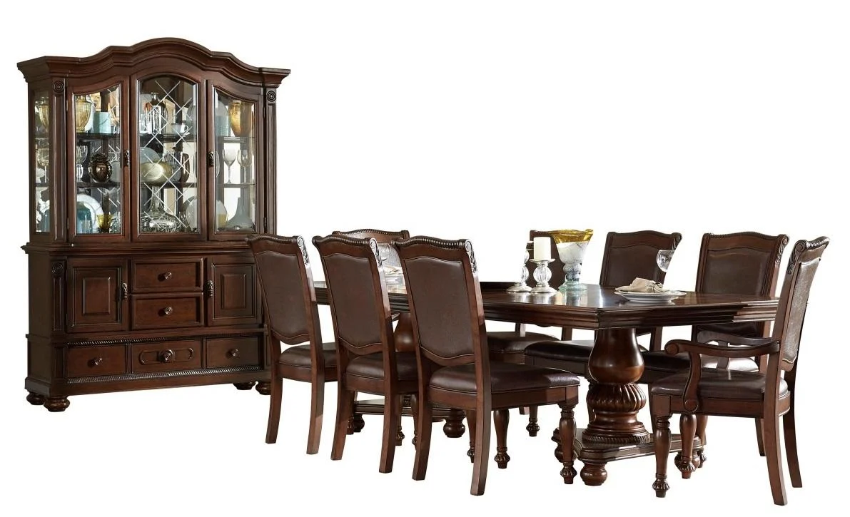Lordsburg Side Chair in Brown Cherry (Set of 2) - Image 2