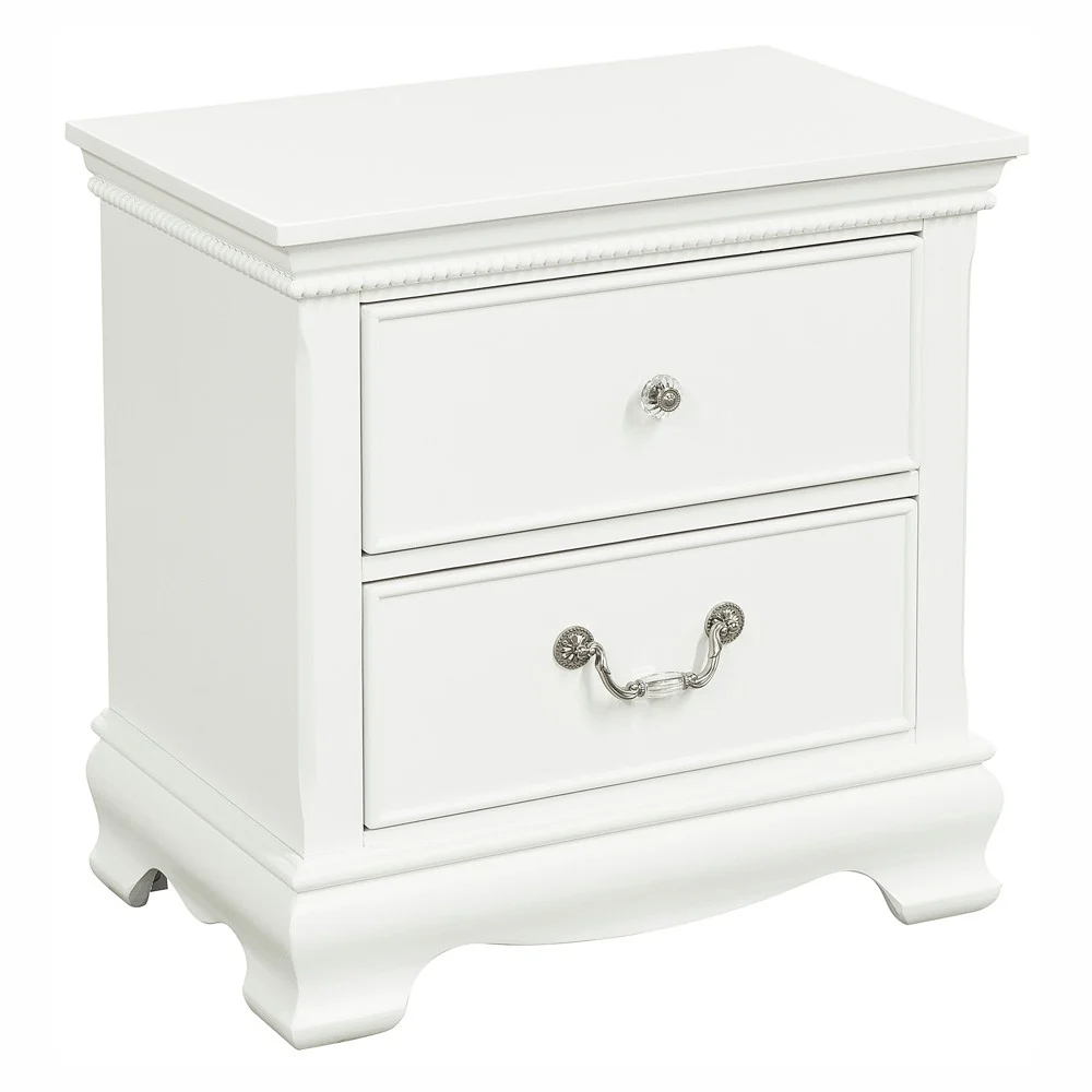 Lucida 2 Drawer Nightstand in White 2039W-4 - Image 6