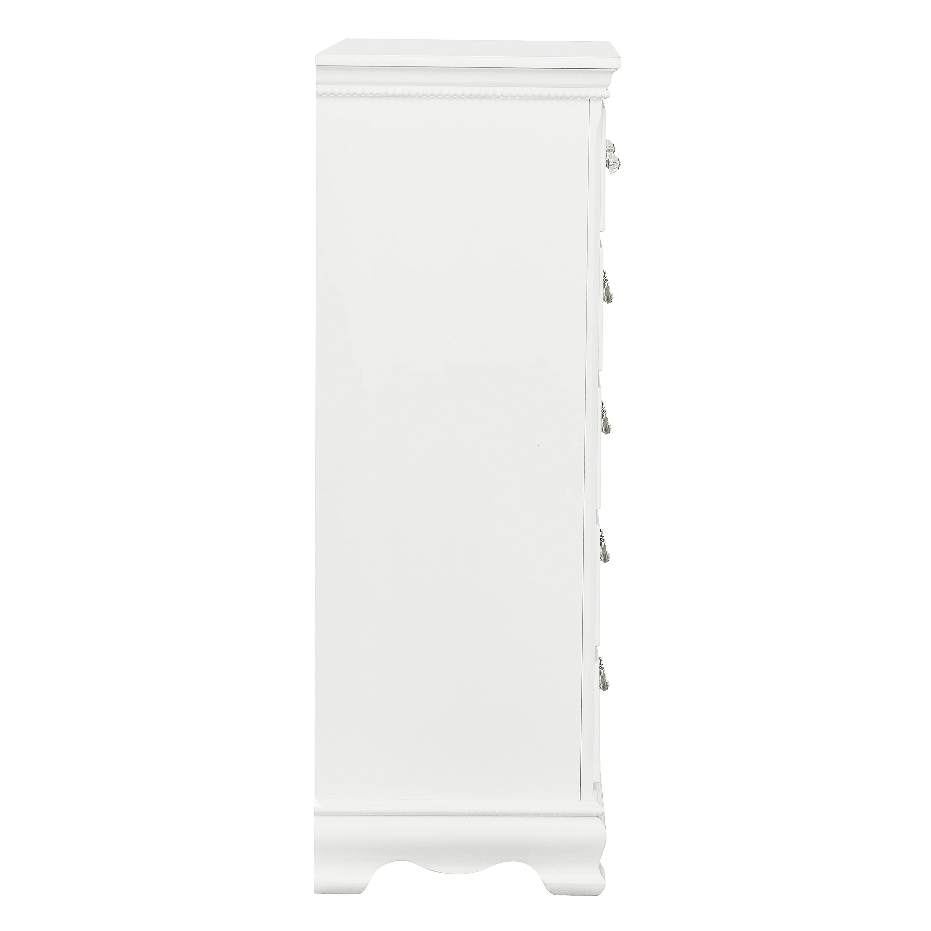 Lucida 5 Drawer Chest in White 2039W-9 - Image 9