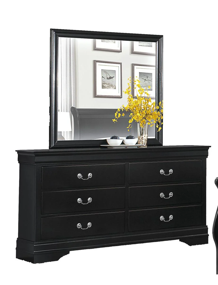 Mayville 6 Drawer Dresser in Black 2147BK-5 - Image 2