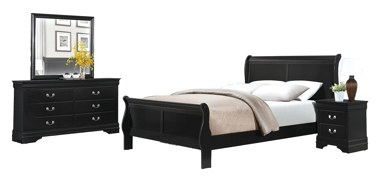 Mayville 6 Drawer Dresser in Black 2147BK-5 - Image 3