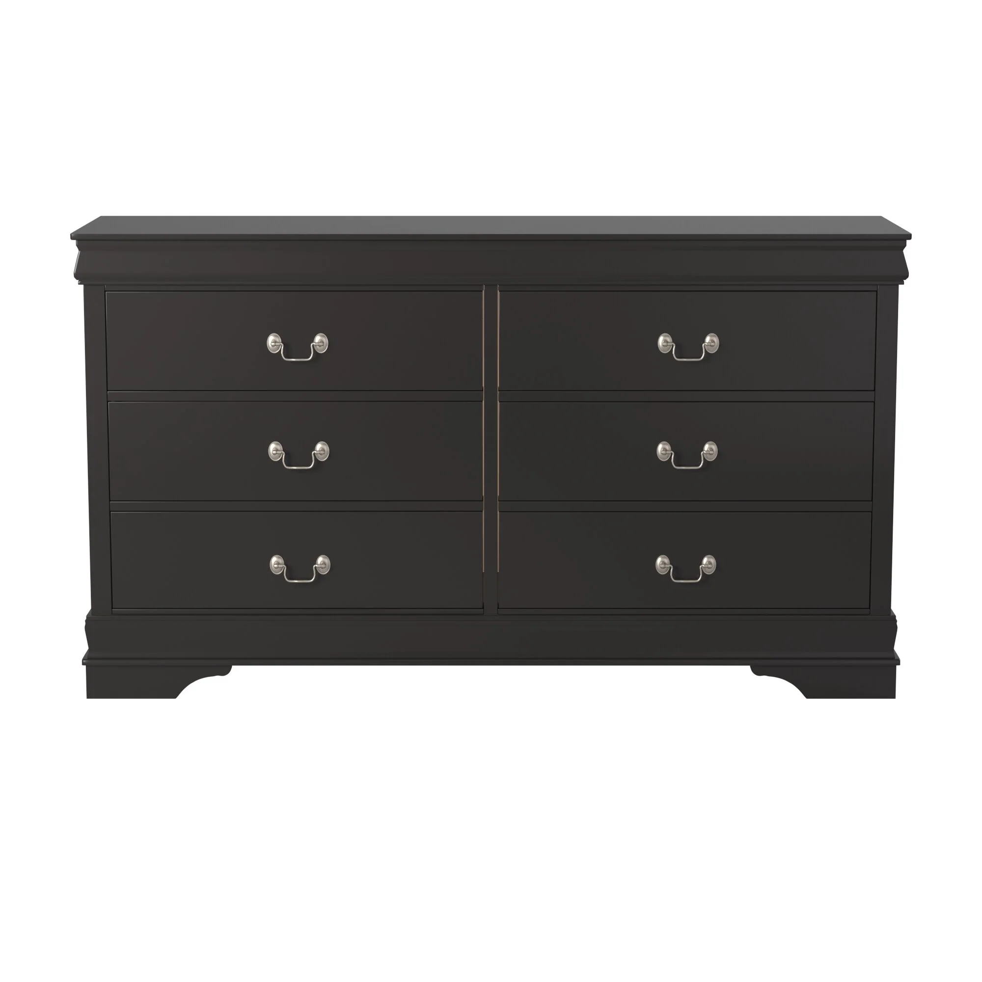 Mayville 6 Drawer Dresser in Black 2147BK-5 - Image 6