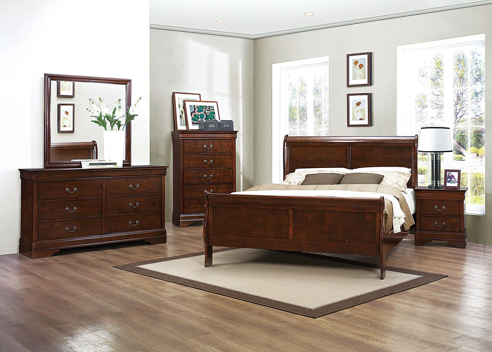 Mayville 6 Drawer Dresser in Brown Cherry 2147-5 - Image 4