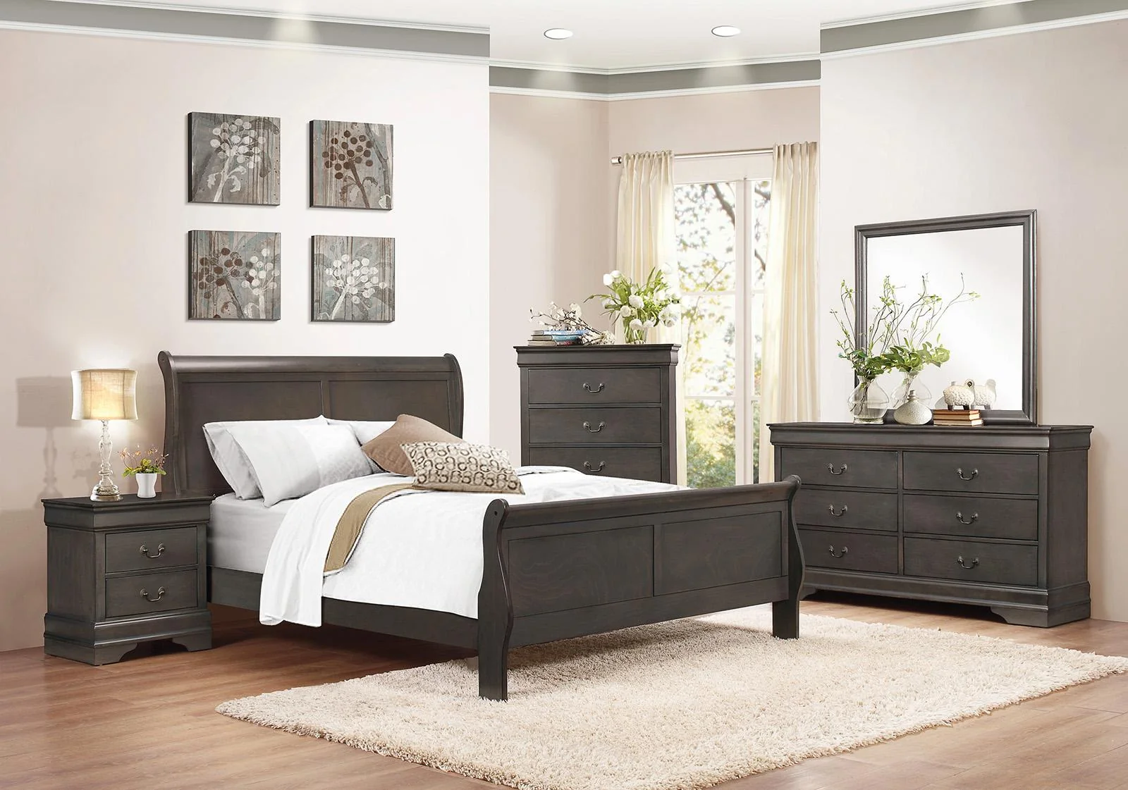 Mayville 6 Drawer Dresser in Gray 2147SG-5 - Image 4