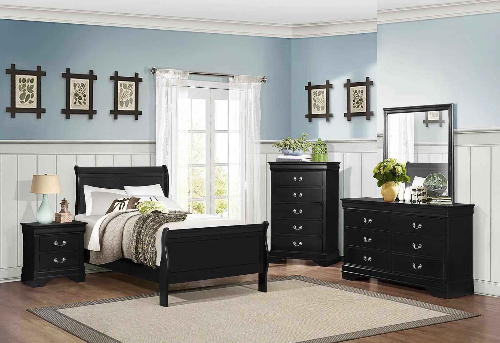 Mayville Mirror in Black 2147BK-6 - Image 4