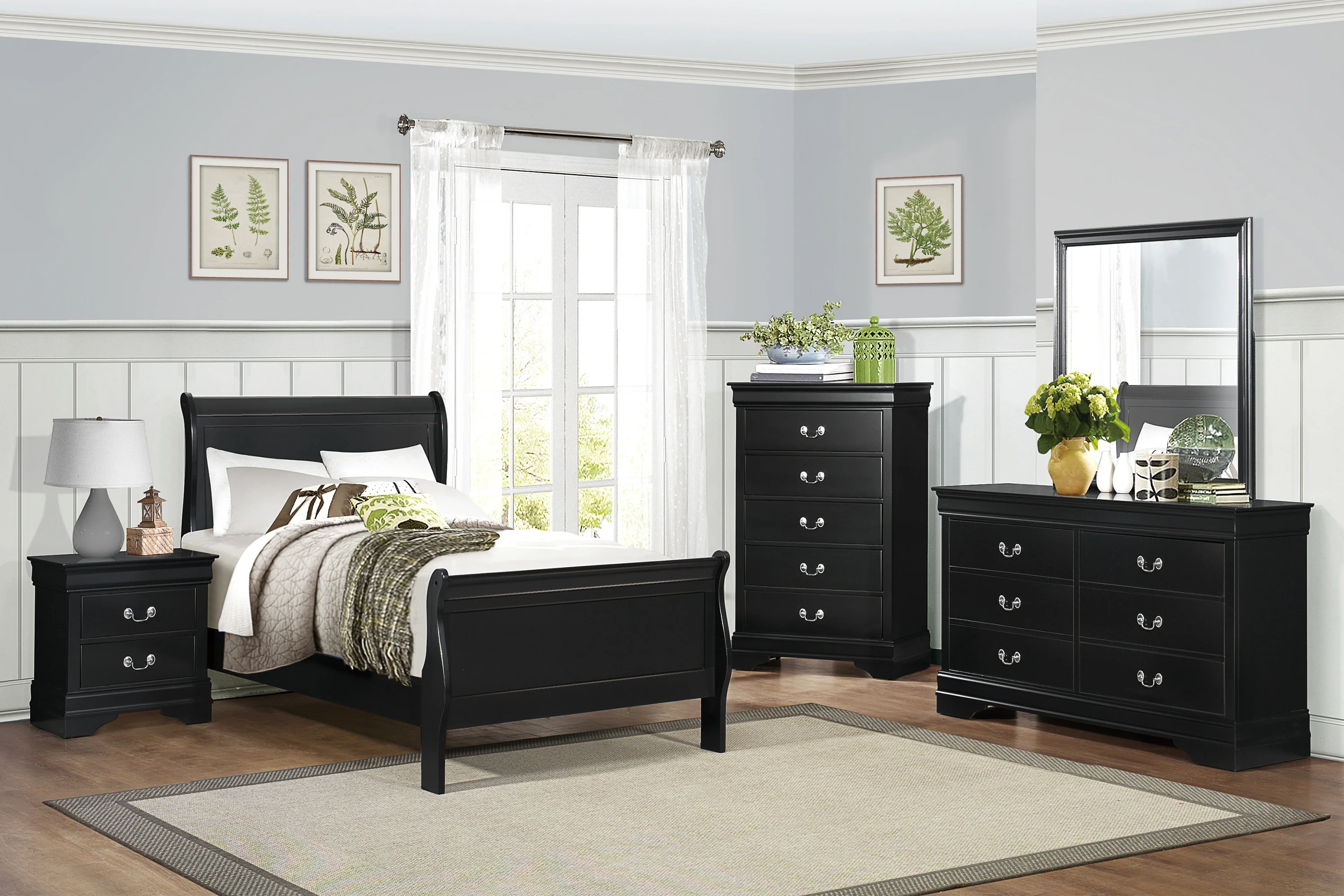Mayville Mirror in Black 2147BK-6 - Image 6