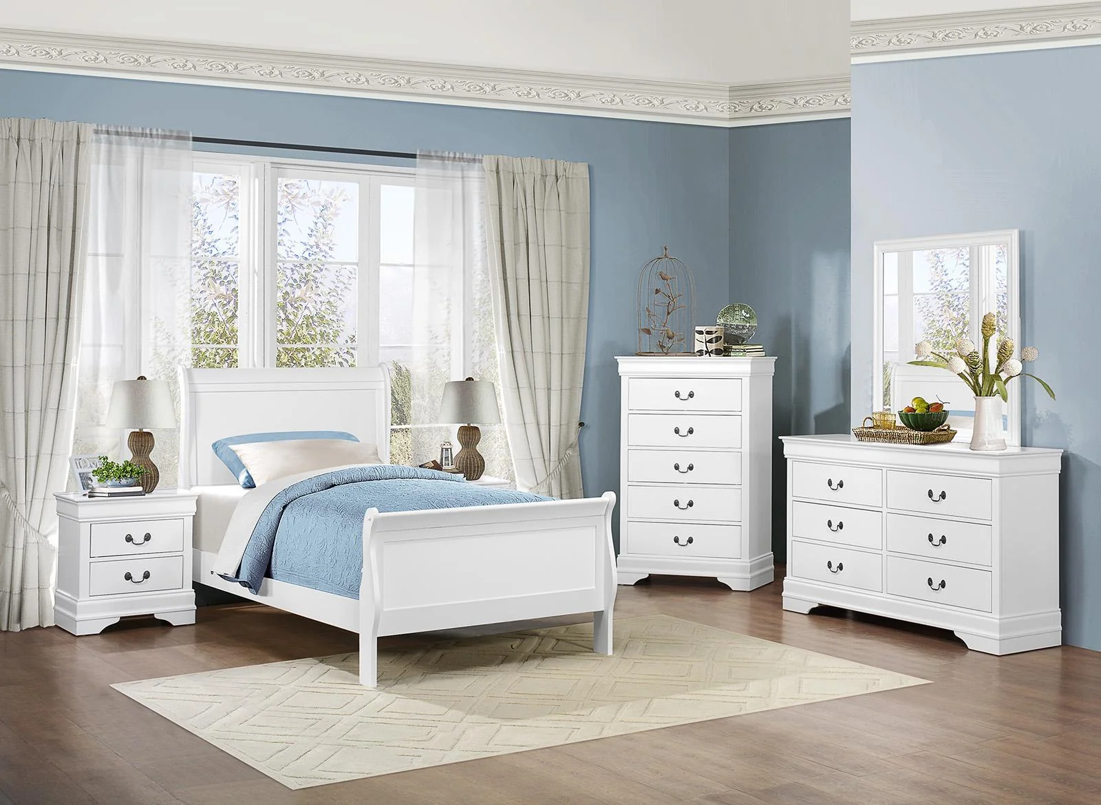 Mayville Mirror in White 2147W-6 - Image 5