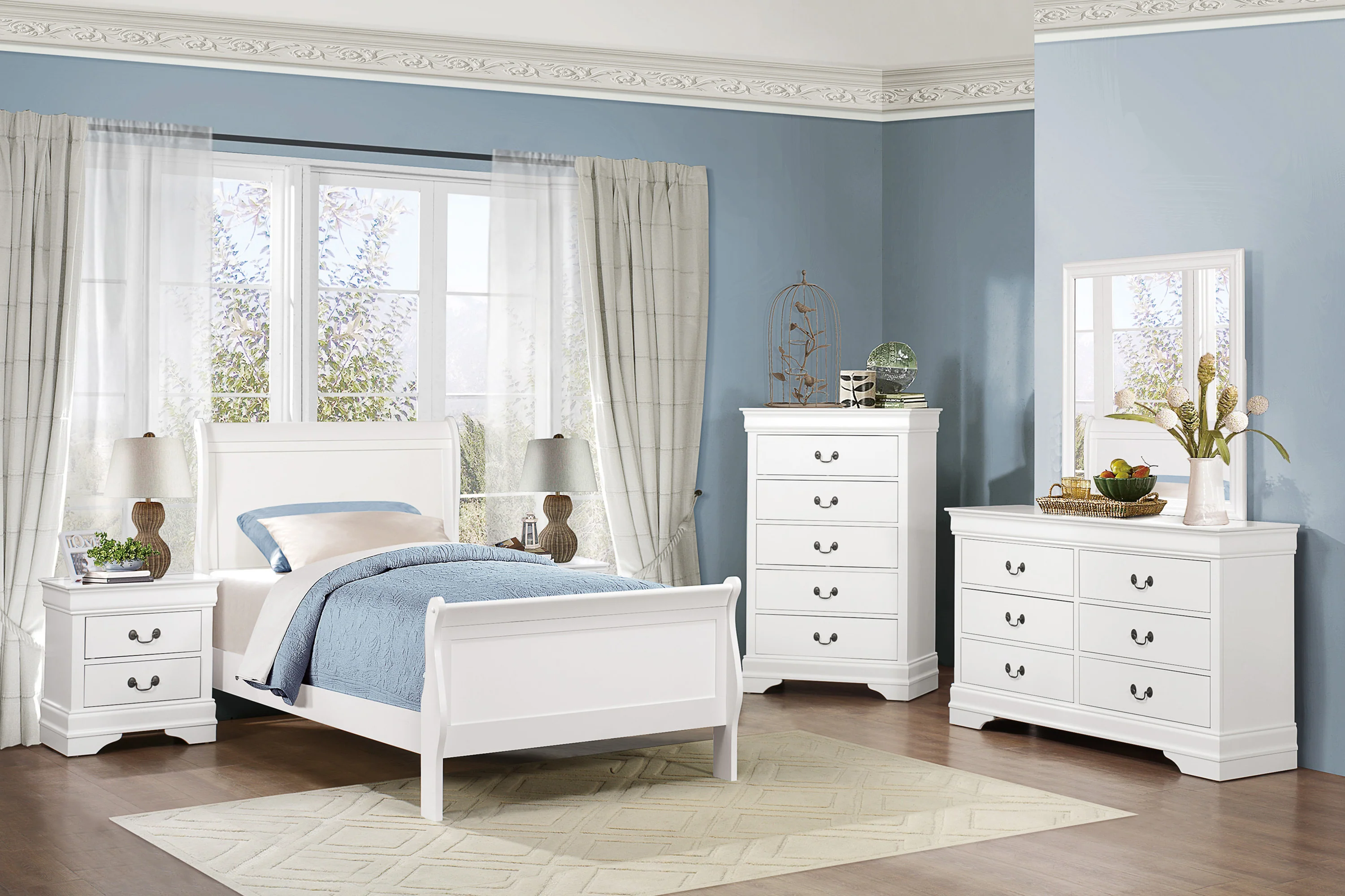 Mayville Mirror in White 2147W-6 - Image 8