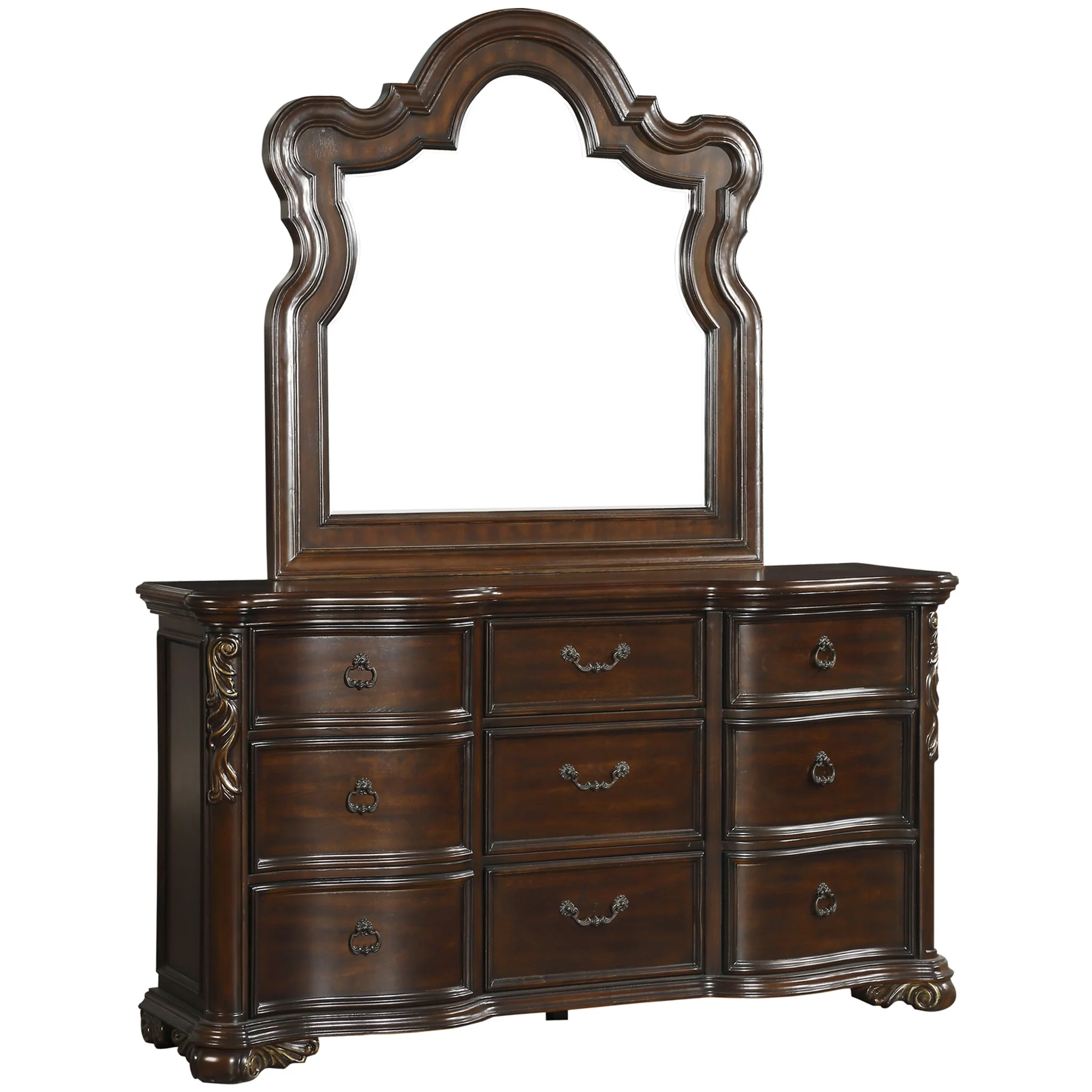 Royal Highlands 9 Drawer Dresser in Rich Cherry 1603-5 - Image 6