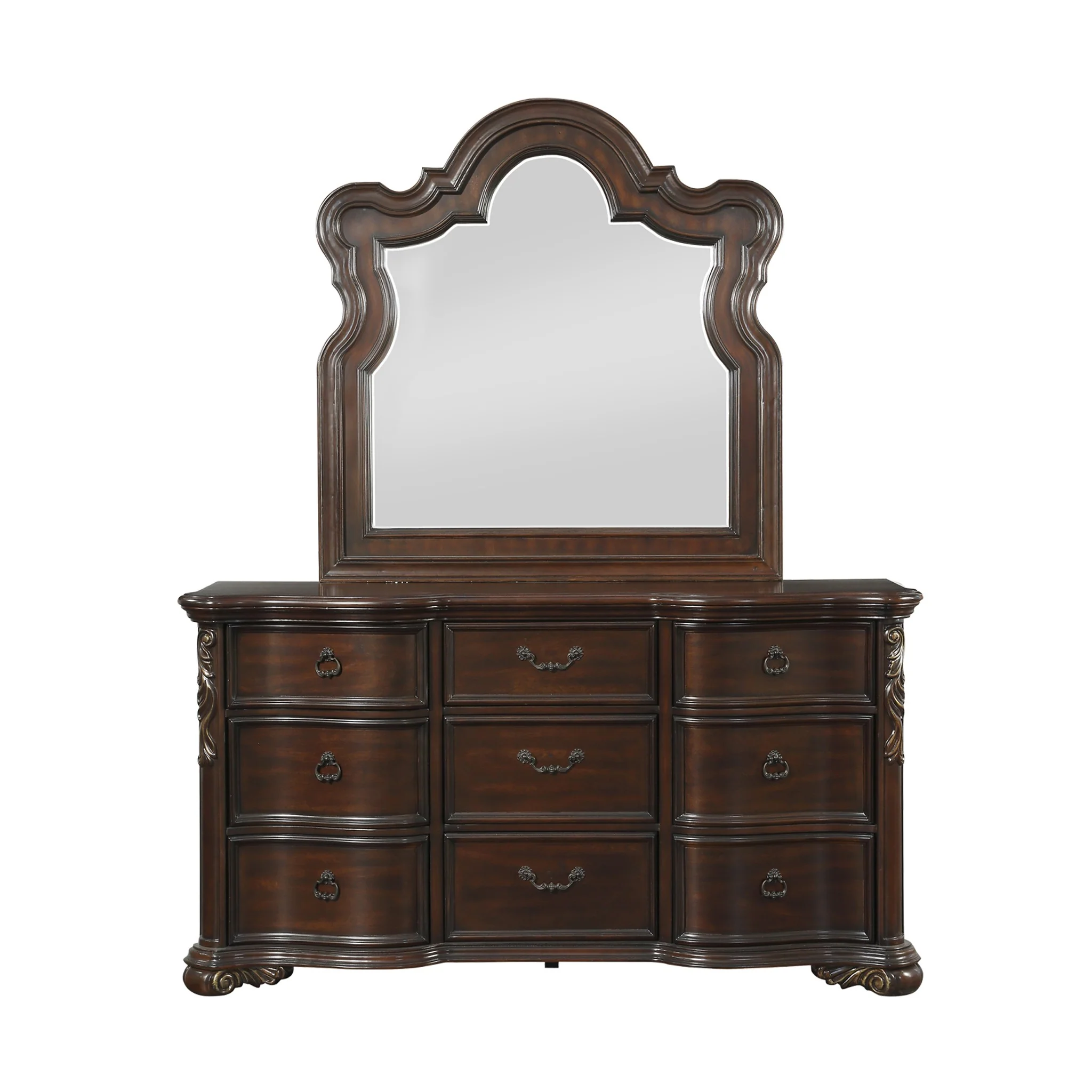 Royal Highlands Mirror in Rich Cherry 1603-6 - Image 5