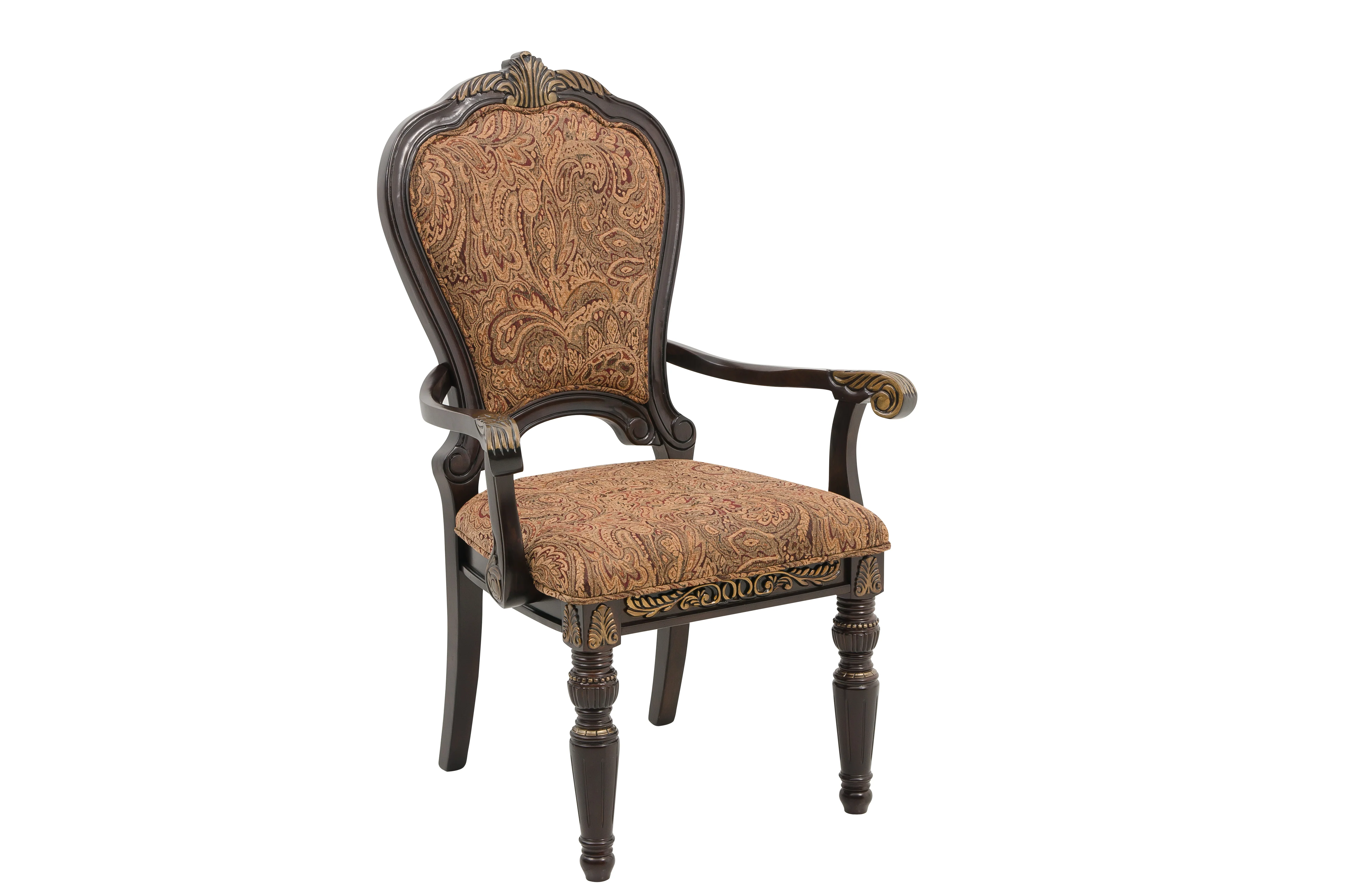 Russian Hill Arm Chair in Cherry (Set of 2) - Image 9