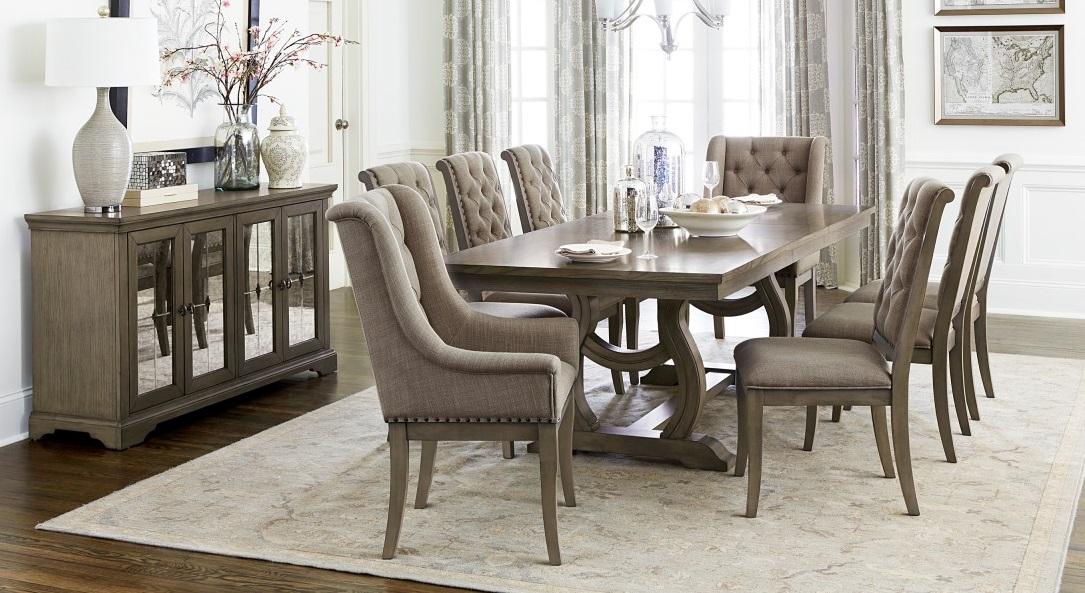Vermillion Arm Chair in Gray (Set of 2) - Image 2