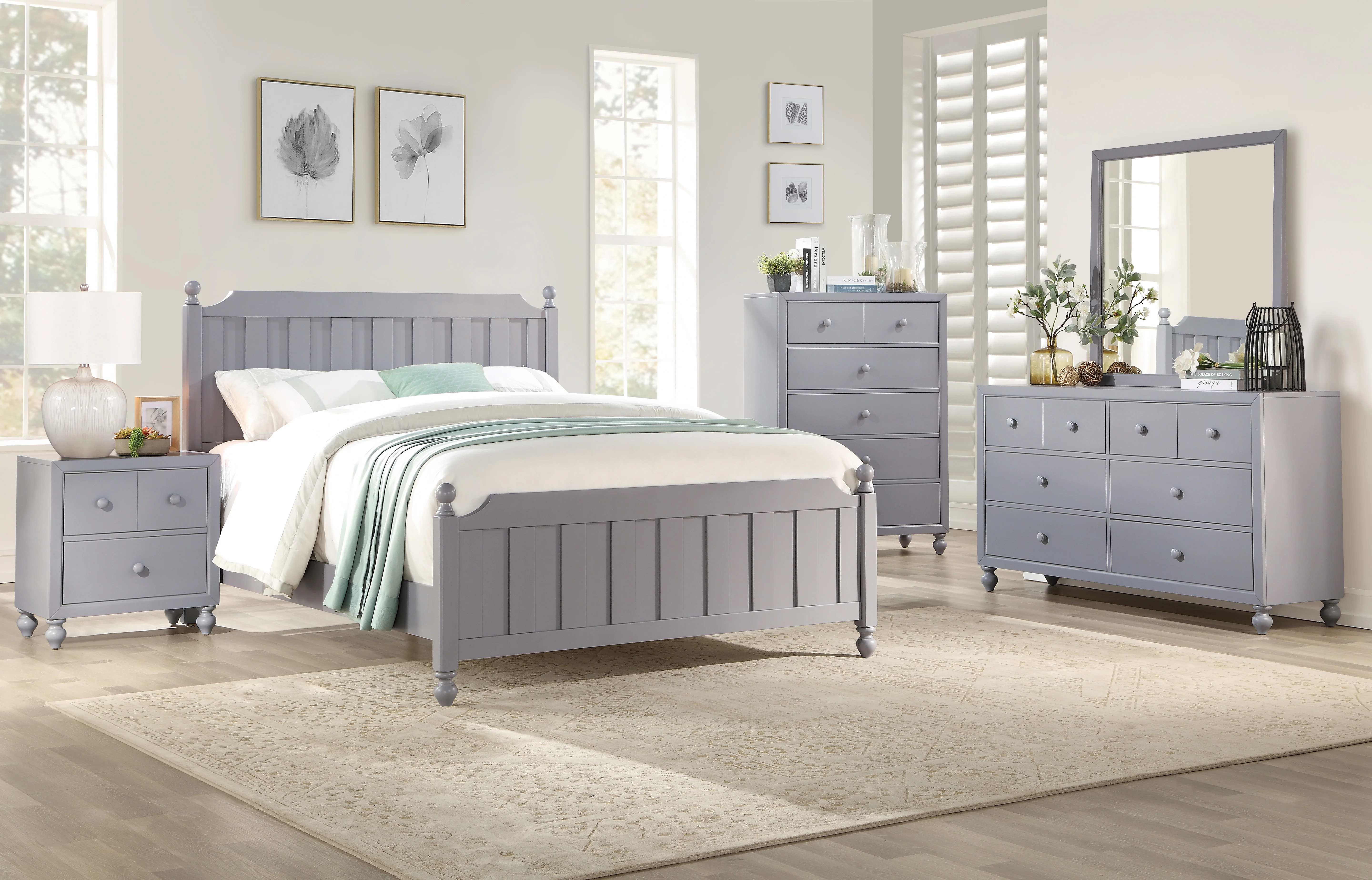 Wellsummer Mirror in Gray 1803GY-6 - Image 4
