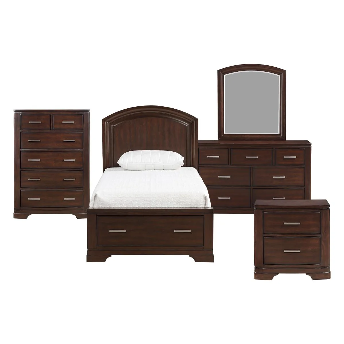 Hudson 4 & 5 Piece Twin Bed Set - Image 9