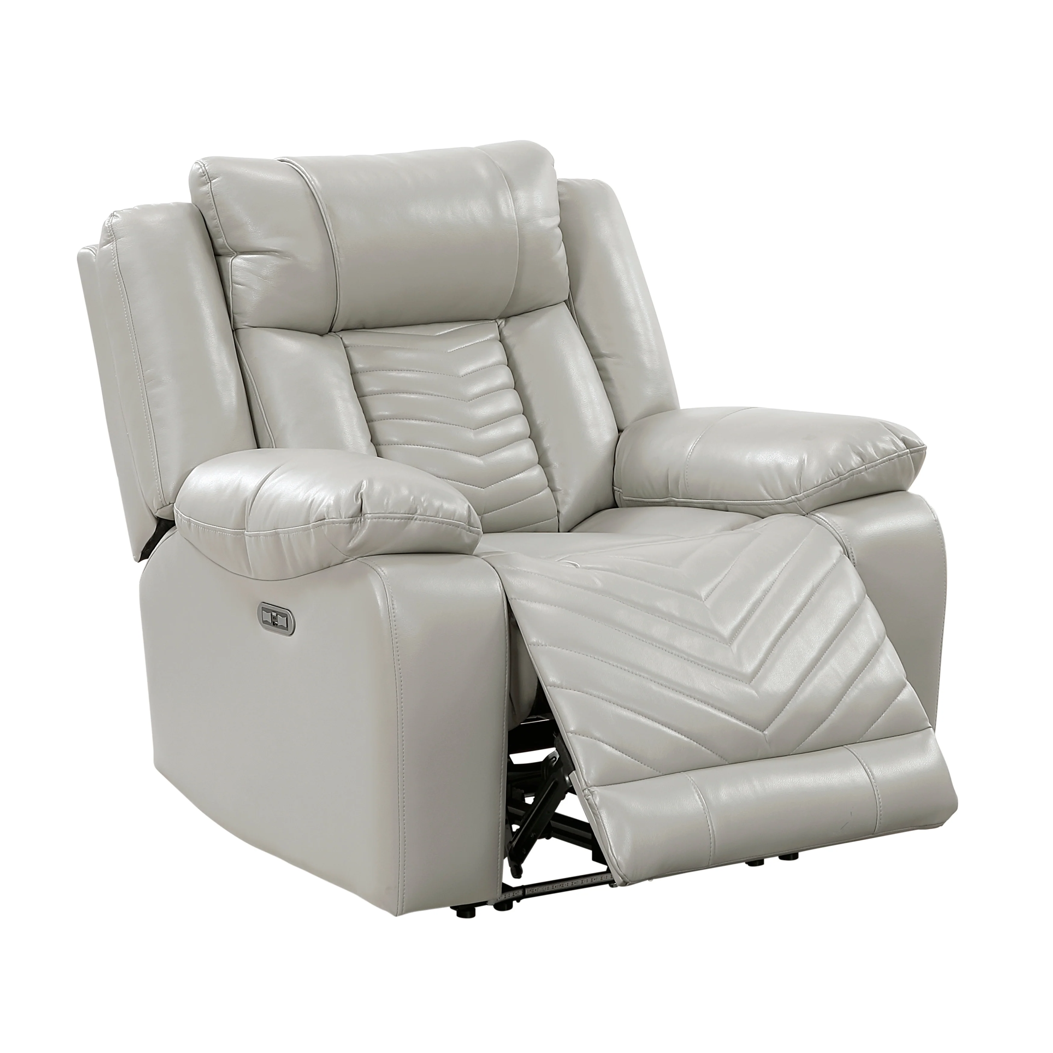 Huron Power Reclining Chair With LED And Charging Ports - Image 15