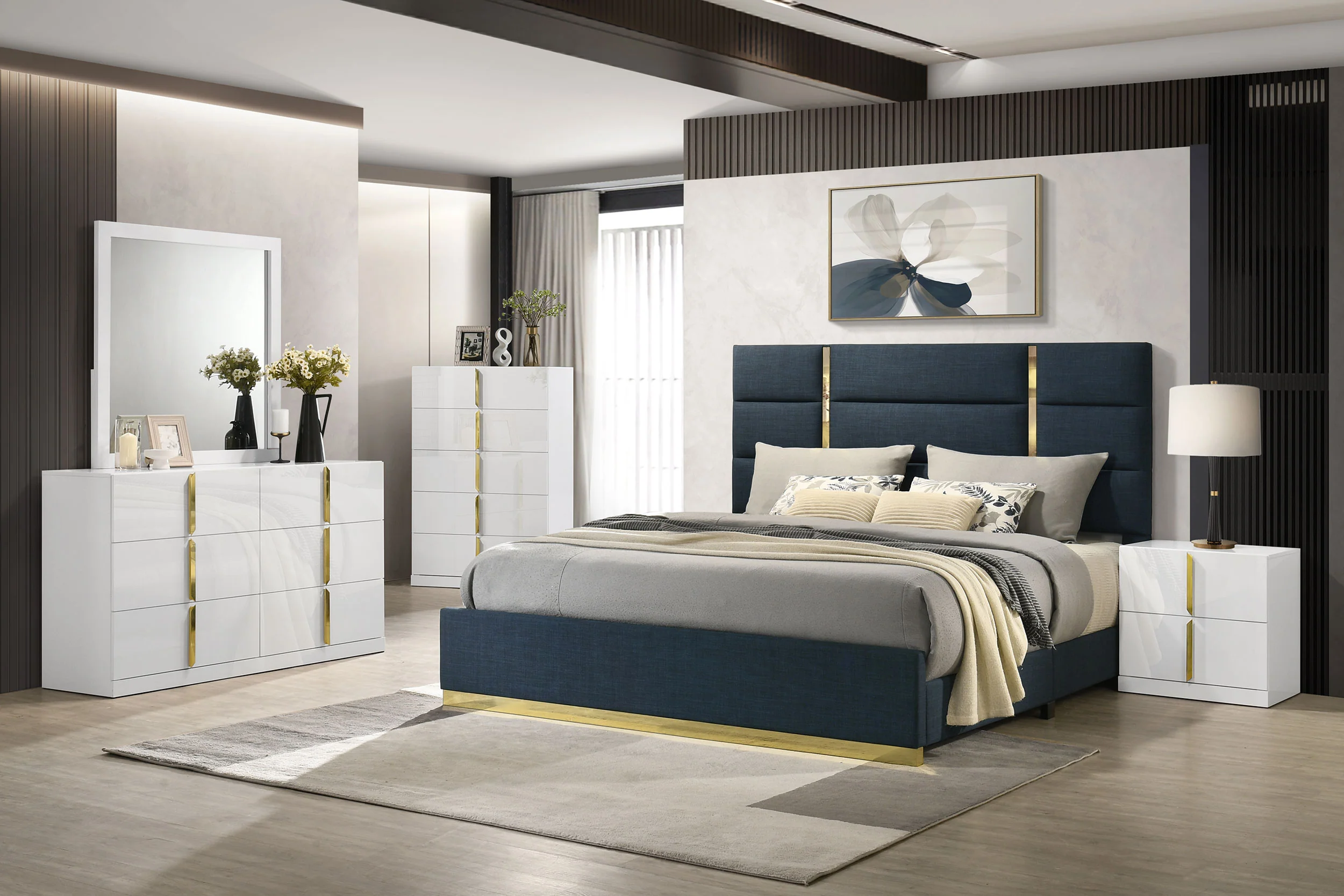Ines Panel Bed - Image 30