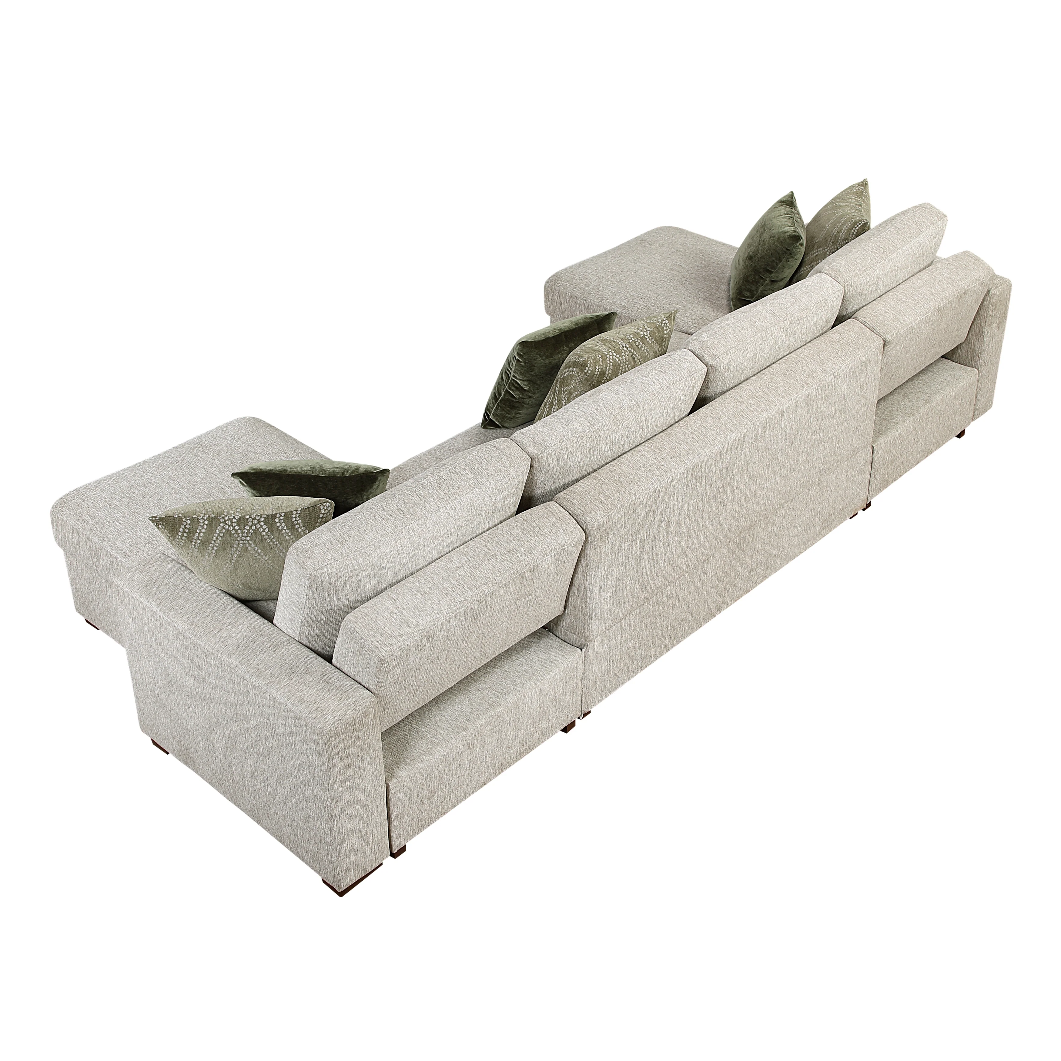 Isla 3-piece Sectional With Convertible And Reversible Chaise, Hidden Storage, Click Motion Back - Image 6